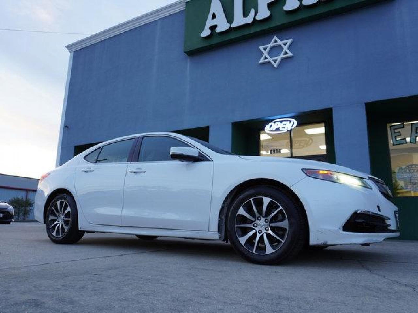 2015 White Acura TLX (19UUB1F36FA) with an 2.4L 4Cyl engine, 8 Spd Automatic transmission, located at 6904 Johnston St., Lafayette, LA, 70503, (337) 988-1960, 30.143589, -92.100601 - Prices are subject to change as improvements done by the service dept. Prices are for Cash sales only, Plus TTL. This Vehicle is Serviced well and Warranties Available too. Easy Financing. Drives Great and everything works. Price subject to change as improvements done by the service dept. Easy CR - Photo #1