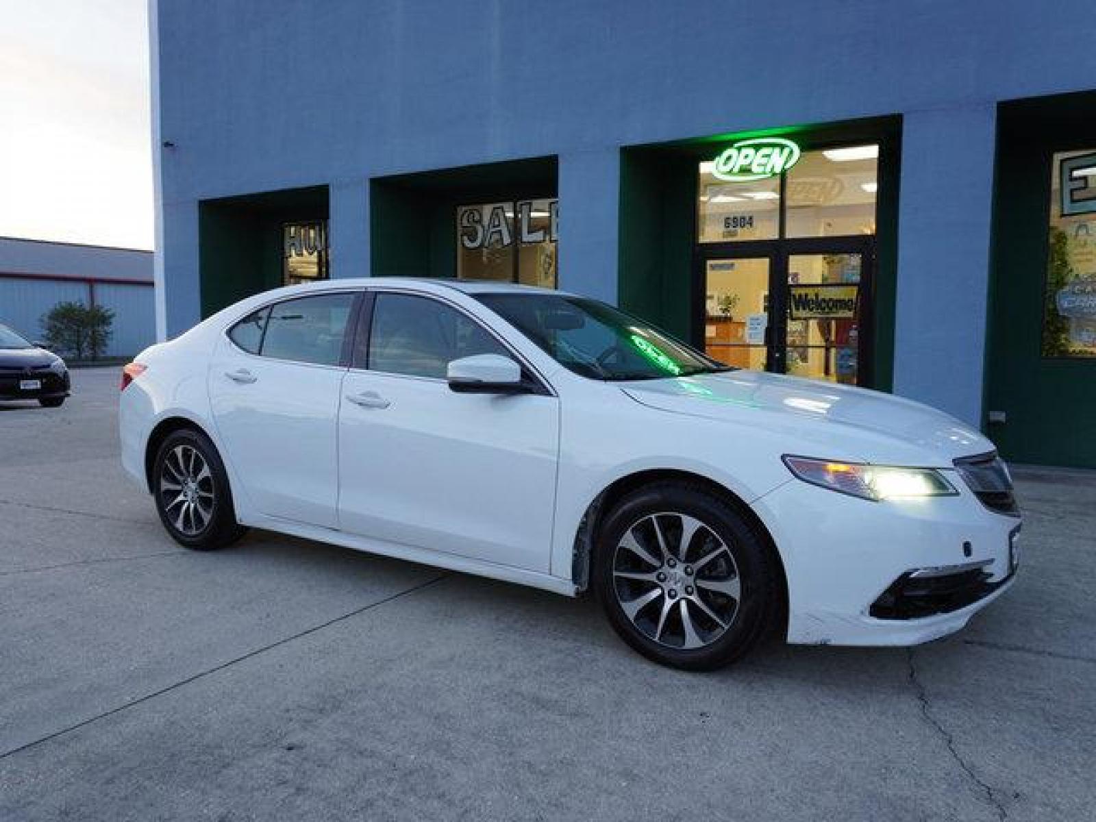 2015 White Acura TLX (19UUB1F36FA) with an 2.4L 4Cyl engine, 8 Spd Automatic transmission, located at 6904 Johnston St., Lafayette, LA, 70503, (337) 988-1960, 30.143589, -92.100601 - Prices are subject to change as improvements done by the service dept. Prices are for Cash sales only, Plus TTL. This Vehicle is Serviced well and Warranties Available too. Easy Financing. Drives Great and everything works. Price subject to change as improvements done by the service dept. Easy CR - Photo #2