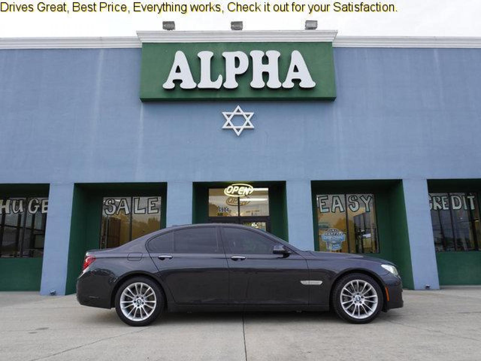 2013 Gray BMW 7 Series (WBAYB6C58DC) with an 4.4L 8 Cyl engine, Automatic transmission, located at 6904 Johnston St., Lafayette, LA, 70503, (337) 988-1960, 30.143589, -92.100601 - Prices are subject to change as improvements done by the service dept. Prices are for Cash sales only, Plus TTL. This Vehicle is Serviced well and Warranties Available too. Easy Financing. Drives Great and everything works. Price subject to change as improvements done by the service dept. Easy CR - Photo #0