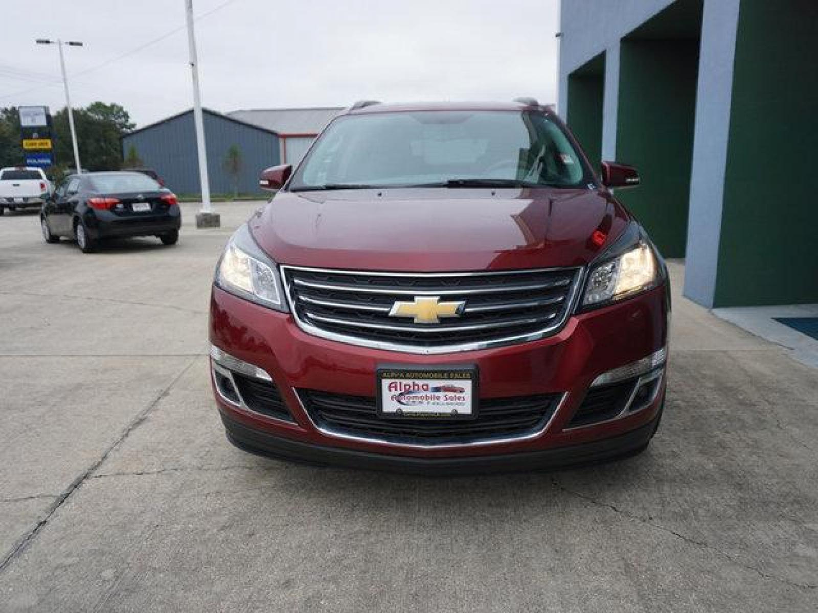 2017 Red Chevrolet Traverse (1GNKRGKDXHJ) with an 3.6L V6 engine, Automatic transmission, located at 6904 Johnston St., Lafayette, LA, 70503, (337) 988-1960, 30.143589, -92.100601 - Prices are subject to change as improvements done by the service dept. Prices are for Cash sales only, Plus TTL. This Vehicle is Serviced well and Warranties Available too. Easy Financing. Drives Great and everything works. Price subject to change as improvements done by the service dept. Easy CR - Photo #4