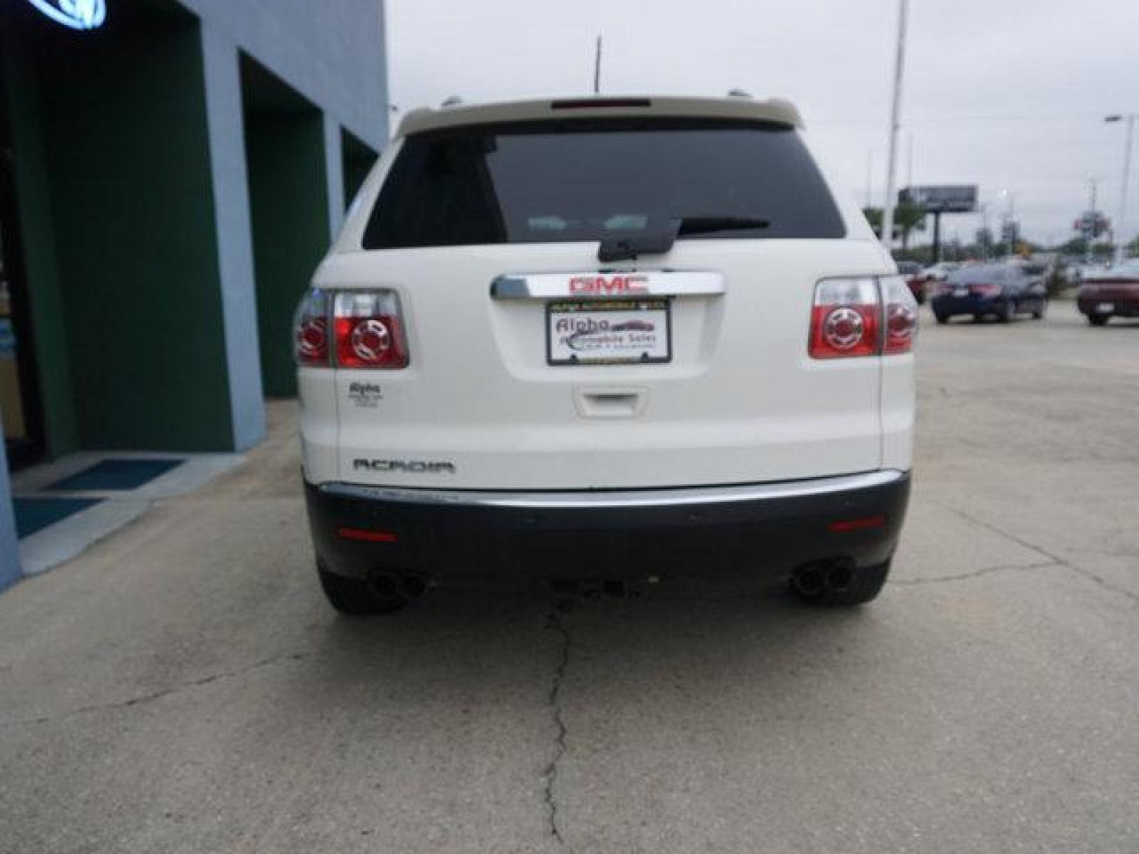 2012 White GMC Acadia (1GKKRRED7CJ) with an 3.6L V6 engine, Automatic transmission, located at 6904 Johnston St., Lafayette, LA, 70503, (337) 988-1960, 30.143589, -92.100601 - Prices are subject to change as improvements done by the service dept. Prices are for Cash sales only, Plus TTL. This Vehicle is Serviced well and Warranties Available too. Easy Financing. Drives Great and everything works. Price subject to change as improvements done by the service dept. Easy CR - Photo #11