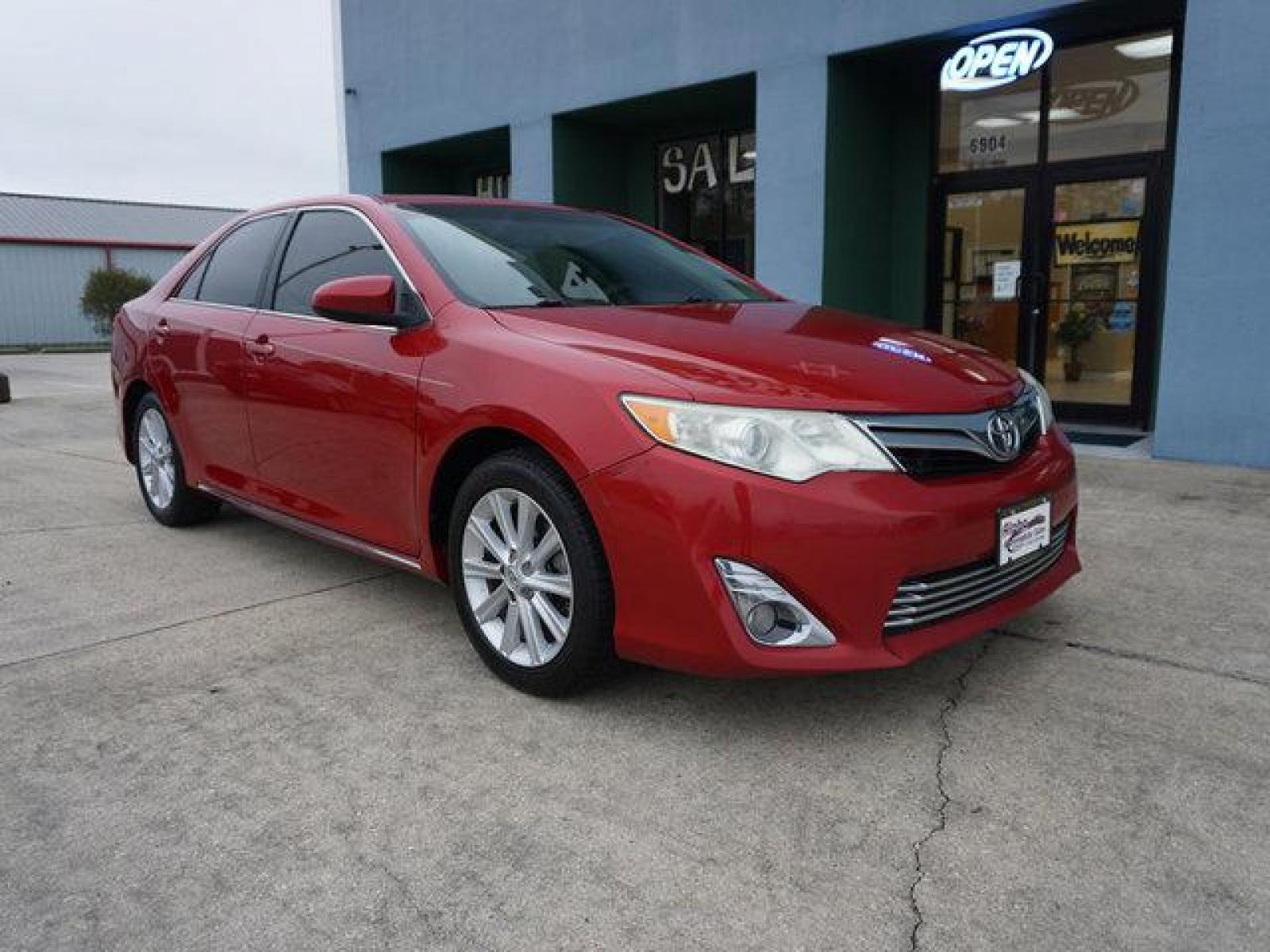 2014 Red Toyota Camry (4T1BK1FK2EU) with an 3.5L 6 Cyl engine, Automatic transmission, located at 6904 Johnston St., Lafayette, LA, 70503, (337) 988-1960, 30.143589, -92.100601 - Prices are subject to change as improvements done by the service dept. Prices are for Cash sales only, Plus TTL. This Vehicle is Serviced well and Warranties Available too. Easy Financing. Drives Great and everything works. Price subject to change as improvements done by the service dept. Easy CR - Photo #1