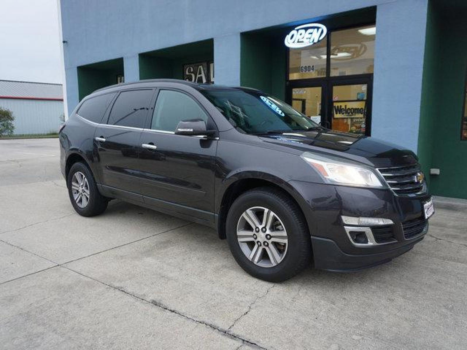 2017 Black Chevrolet Traverse (1GNKRHKD9HJ) with an 3.6L V6 engine, Automatic transmission, located at 6904 Johnston St., Lafayette, LA, 70503, (337) 988-1960, 30.143589, -92.100601 - Prices are subject to change as improvements done by the service dept. Prices are for Cash sales only, Plus TTL. This Vehicle is Serviced well and Warranties Available too. Easy Financing. Drives Great and everything works. Price subject to change as improvements done by the service dept. Easy CR - Photo #1