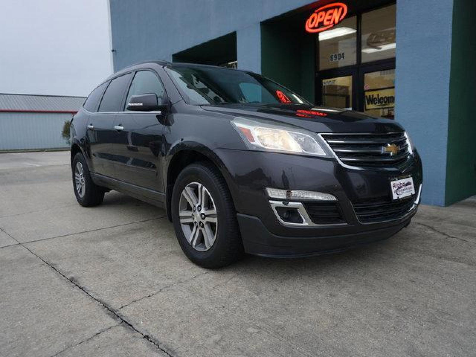 2017 Black Chevrolet Traverse (1GNKRHKD9HJ) with an 3.6L V6 engine, Automatic transmission, located at 6904 Johnston St., Lafayette, LA, 70503, (337) 988-1960, 30.143589, -92.100601 - Prices are subject to change as improvements done by the service dept. Prices are for Cash sales only, Plus TTL. This Vehicle is Serviced well and Warranties Available too. Easy Financing. Drives Great and everything works. Price subject to change as improvements done by the service dept. Easy CR - Photo #2