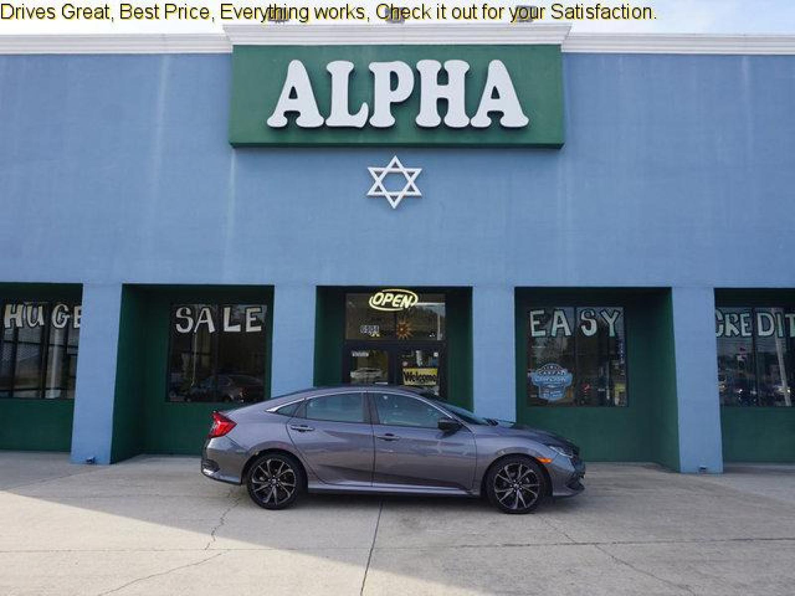 2020 Grey Honda Civic (19XFC2F85LE) with an 2.0L 4Cyl engine, Automatic CVT transmission, located at 6904 Johnston St., Lafayette, LA, 70503, (337) 988-1960, 30.143589, -92.100601 - Prices are subject to change as improvements done by the service dept. Prices are for Cash sales only, Plus TTL. This Vehicle is Serviced well and Warranties Available too. Easy Financing. Drives Great and everything works. Price subject to change as improvements done by the service dept. Easy CR - Photo #0