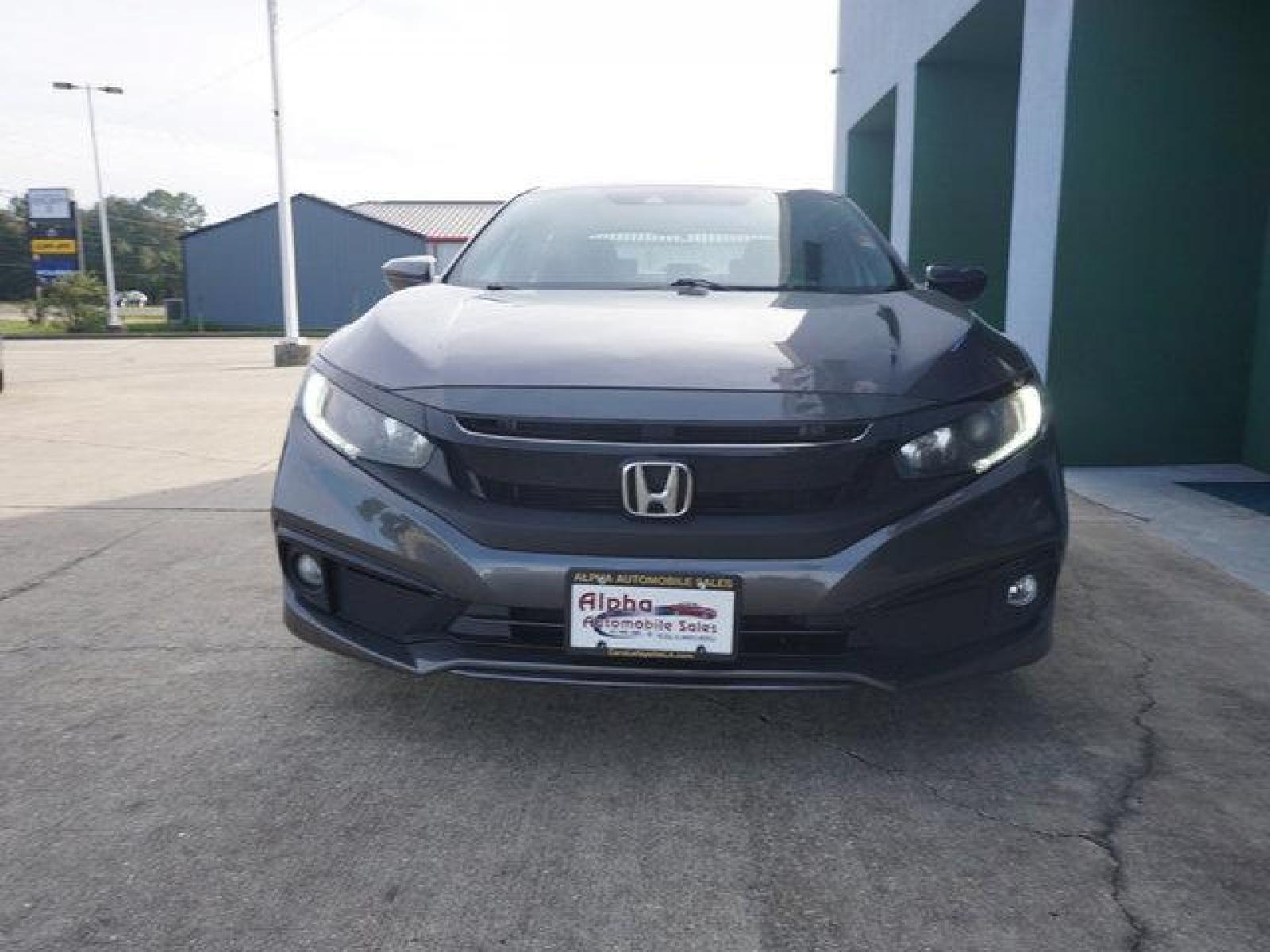 2020 Grey Honda Civic (19XFC2F85LE) with an 2.0L 4Cyl engine, Automatic CVT transmission, located at 6904 Johnston St., Lafayette, LA, 70503, (337) 988-1960, 30.143589, -92.100601 - Prices are subject to change as improvements done by the service dept. Prices are for Cash sales only, Plus TTL. This Vehicle is Serviced well and Warranties Available too. Easy Financing. Drives Great and everything works. Price subject to change as improvements done by the service dept. Easy CR - Photo #3