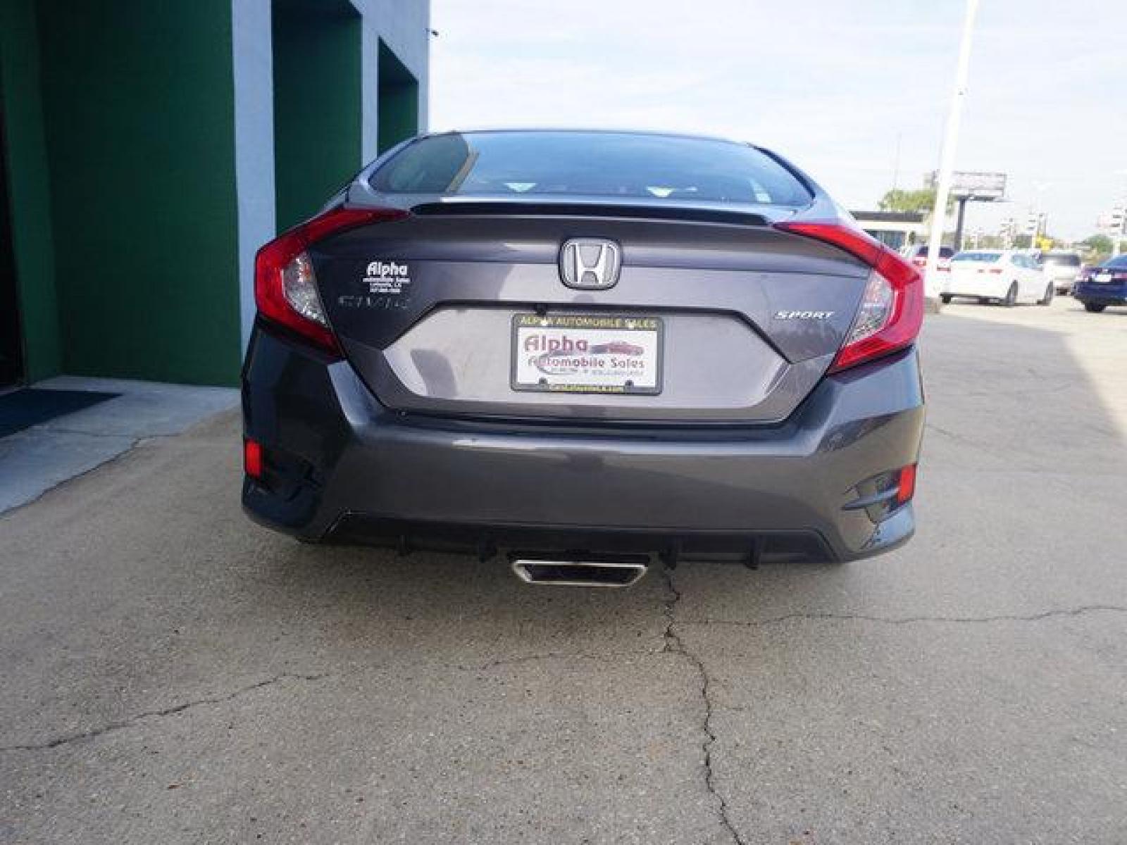 2020 Grey Honda Civic (19XFC2F85LE) with an 2.0L 4Cyl engine, Automatic CVT transmission, located at 6904 Johnston St., Lafayette, LA, 70503, (337) 988-1960, 30.143589, -92.100601 - Prices are subject to change as improvements done by the service dept. Prices are for Cash sales only, Plus TTL. This Vehicle is Serviced well and Warranties Available too. Easy Financing. Drives Great and everything works. Price subject to change as improvements done by the service dept. Easy CR - Photo #10