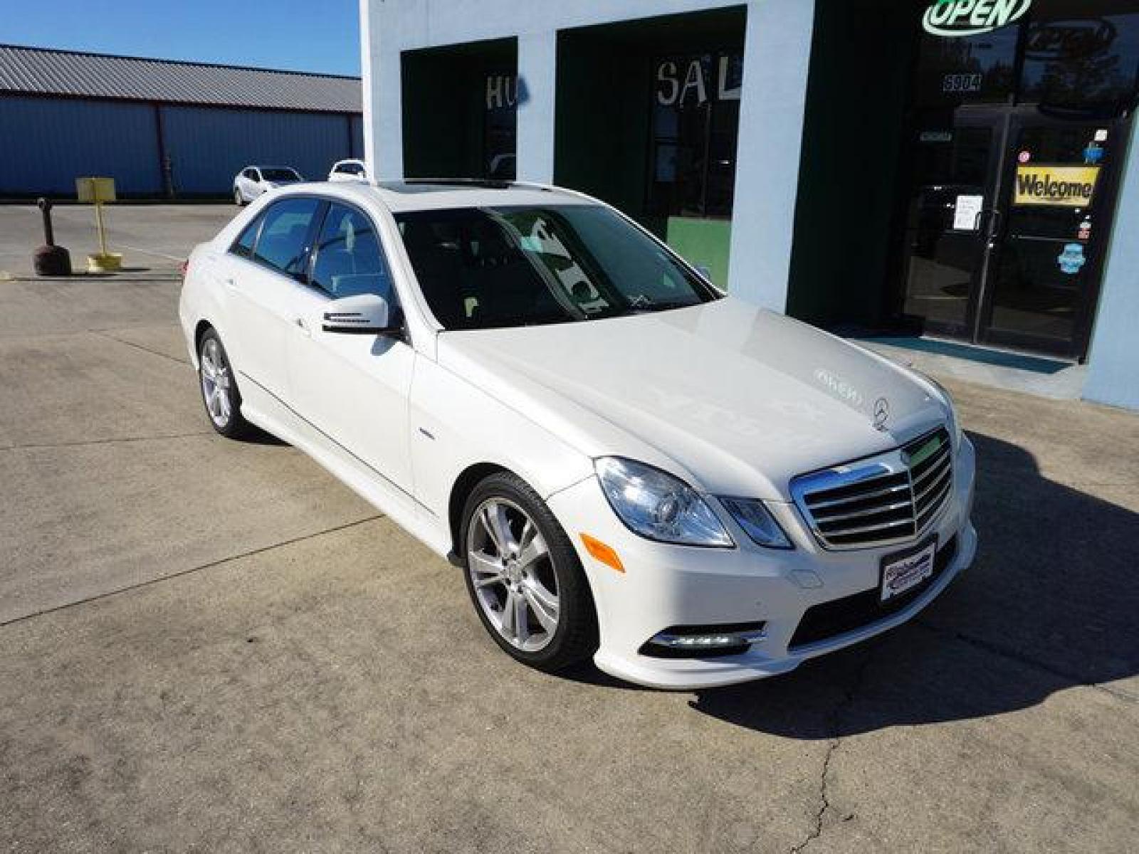 2012 White Mercedes-Benz E-Class (WDDHF5KB4CA) with an 3.5L 6 Cyl engine, 7 Spd Automatic transmission, located at 6904 Johnston St., Lafayette, LA, 70503, (337) 988-1960, 30.143589, -92.100601 - Prices are subject to change as improvements done by the service dept. Prices are for Cash sales only, Plus TTL. This Vehicle is Serviced well and Warranties Available too. Easy Financing. Drives Great and everything works. Price subject to change as improvements done by the service dept. Easy CR - Photo #1