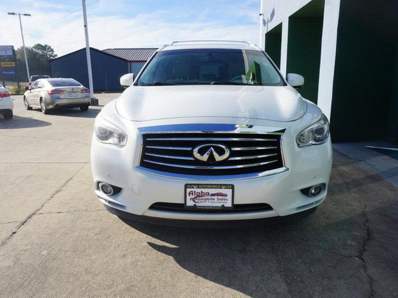 2013 White INFINITI JX35 (5N1AL0MM6DC) with an 3.5L V6 engine, Automatic transmission, located at 6904 Johnston St., Lafayette, LA, 70503, (337) 988-1960, 30.143589, -92.100601 - Prices are subject to change as improvements done by the service dept. Prices are for Cash sales only, Plus TTL. This Vehicle is Serviced well and Warranties Available too. Easy Financing. Drives Great and everything works. Price subject to change as improvements done by the service dept. Easy CR - Photo #4
