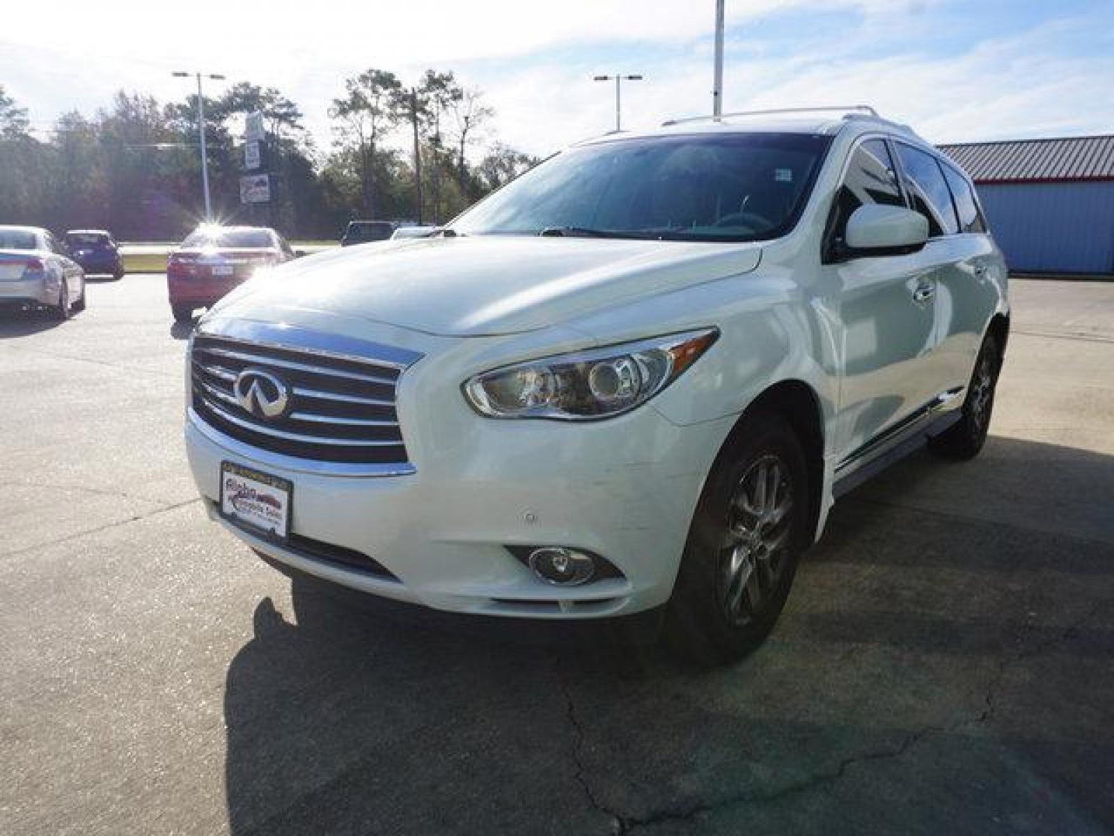 2013 White INFINITI JX35 (5N1AL0MM6DC) with an 3.5L V6 engine, Automatic transmission, located at 6904 Johnston St., Lafayette, LA, 70503, (337) 988-1960, 30.143589, -92.100601 - Prices are subject to change as improvements done by the service dept. Prices are for Cash sales only, Plus TTL. This Vehicle is Serviced well and Warranties Available too. Easy Financing. Drives Great and everything works. Price subject to change as improvements done by the service dept. Easy CR - Photo #6
