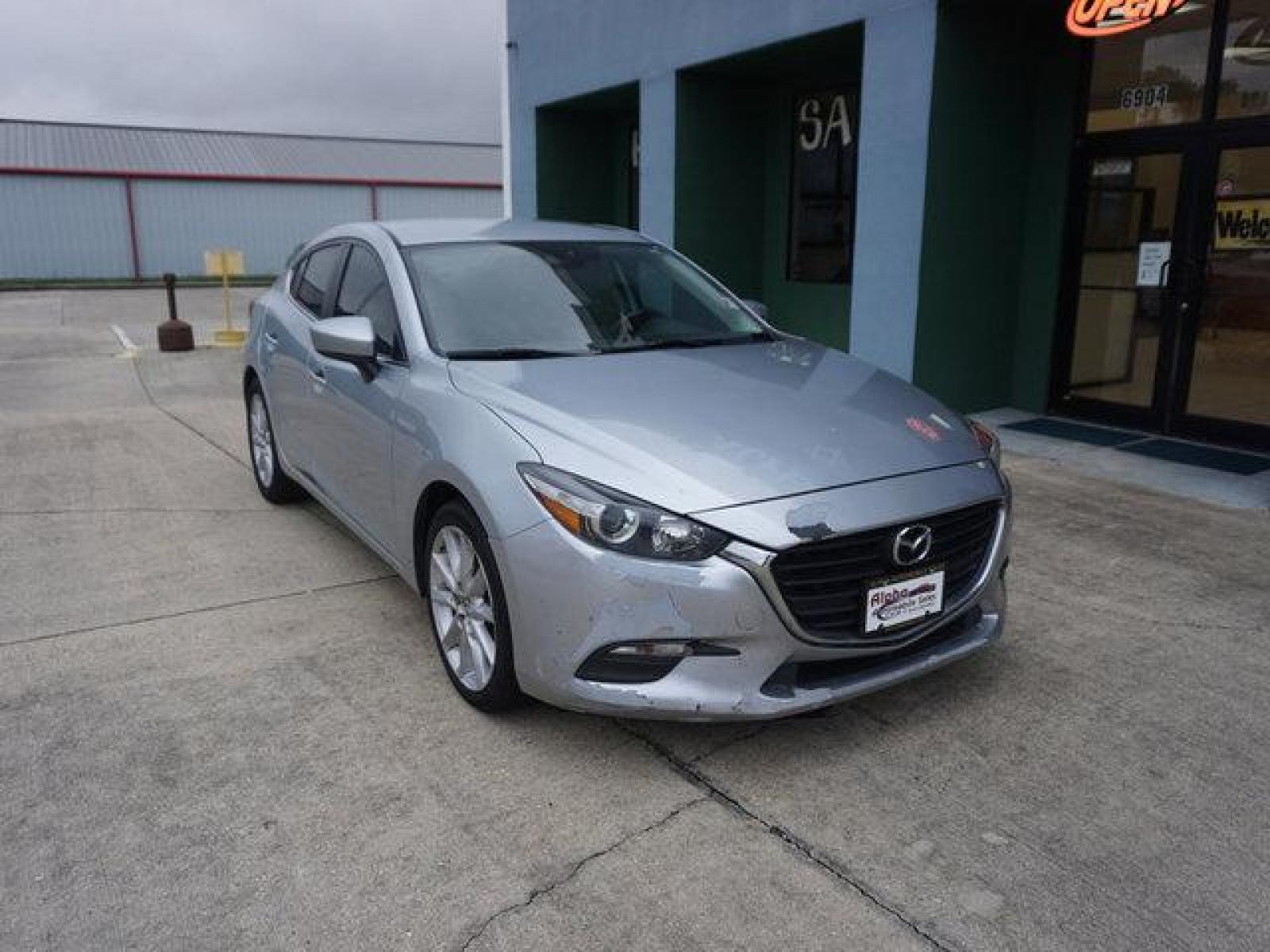 2017 Silver Mazda Mazda3 (3MZBN1V75HM) with an 2.0L 4Cyl engine, Automatic transmission, located at 6904 Johnston St., Lafayette, LA, 70503, (337) 988-1960, 30.143589, -92.100601 - Prices are subject to change as improvements done by the service dept. Prices are for Cash sales only, Plus TTL. This Vehicle is Serviced well and Warranties Available too. Easy Financing. Drives Great and everything works. Price subject to change as improvements done by the service dept. Easy CR - Photo #1