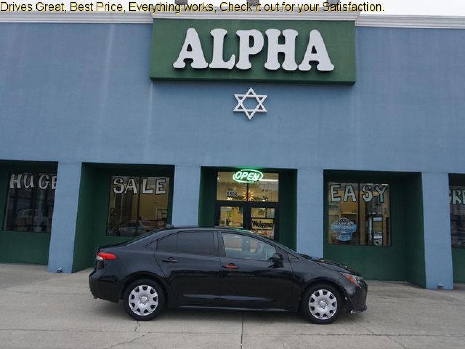 2021 Black Toyota Corolla (JTDVPMAEXMJ) with an 1.8L 4Cyl engine, Automatic CVT transmission, located at 6904 Johnston St., Lafayette, LA, 70503, (337) 988-1960, 30.143589, -92.100601 - Prices are subject to change as improvements done by the service dept. Prices are for Cash sales only, Plus TTL. This Vehicle is Serviced well and Warranties Available too. Easy Financing. Drives Great and everything works. Price subject to change as improvements done by the service dept. Easy CR - Photo #0