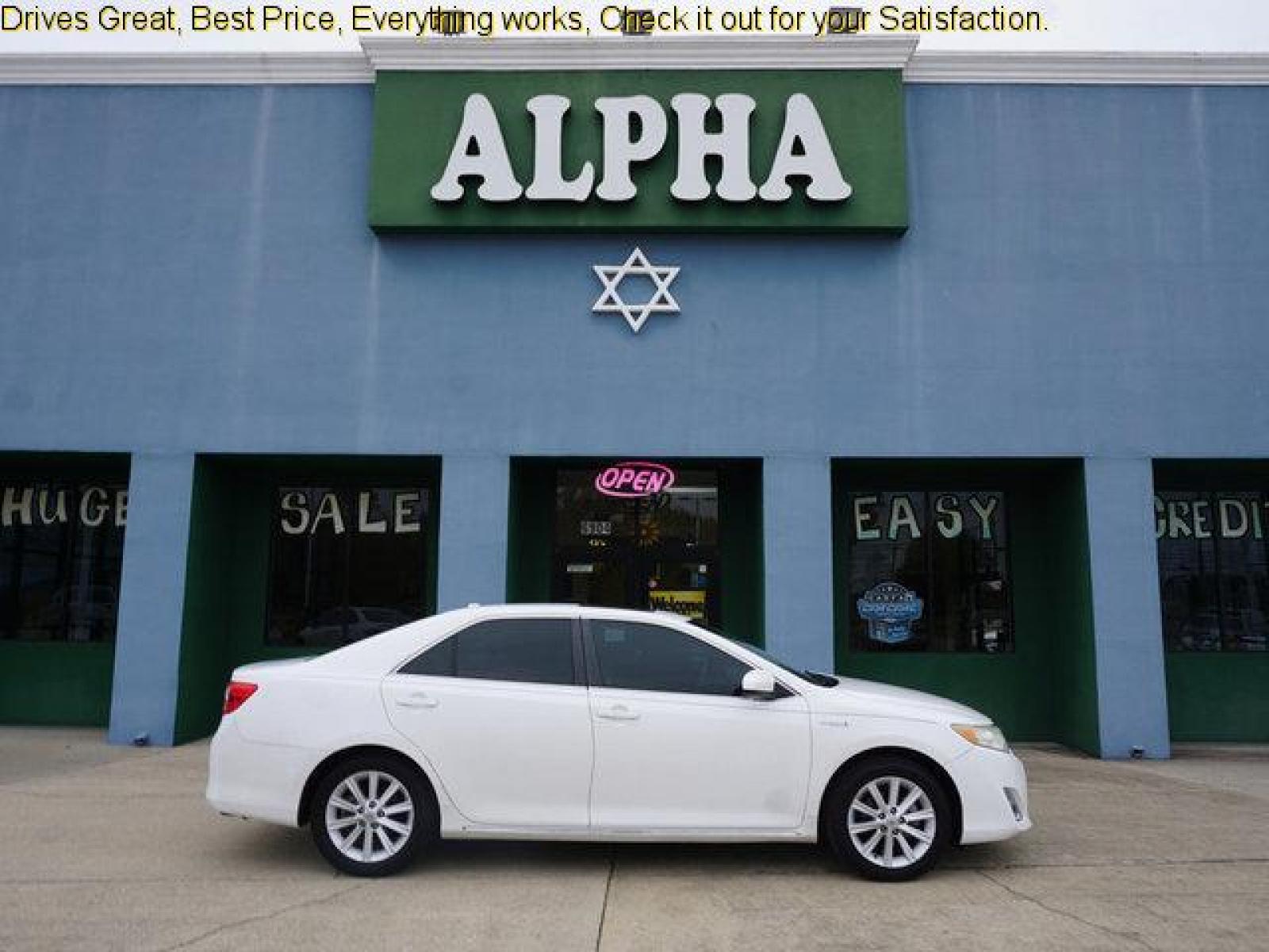 2013 White Toyota Camry (4T1BD1FK0DU) with an 2.5L 4Cyl engine, Automatic transmission, located at 6904 Johnston St., Lafayette, LA, 70503, (337) 988-1960, 30.143589, -92.100601 - Prices are subject to change as improvements done by the service dept. Prices are for Cash sales only, Plus TTL. This Vehicle is Serviced well and Warranties Available too. Easy Financing. Drives Great and everything works. Price subject to change as improvements done by the service dept. Easy CR - Photo #0
