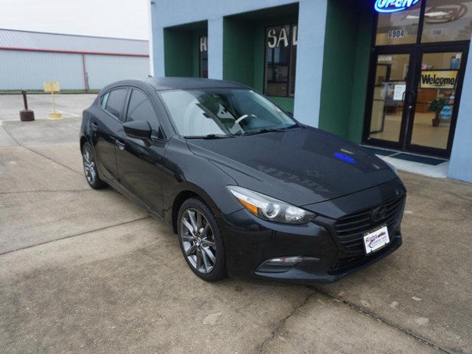 2018 Black Mazda Mazda3 (3MZBN1L30JM) with an 2.5L 4Cyl engine, Automatic transmission, located at 6904 Johnston St., Lafayette, LA, 70503, (337) 988-1960, 30.143589, -92.100601 - Prices are subject to change as improvements done by the service dept. Prices are for Cash sales only, Plus TTL. This Vehicle is Serviced well and Warranties Available too. Easy Financing. Drives Great and everything works. Price subject to change as improvements done by the service dept. Easy CR - Photo #1