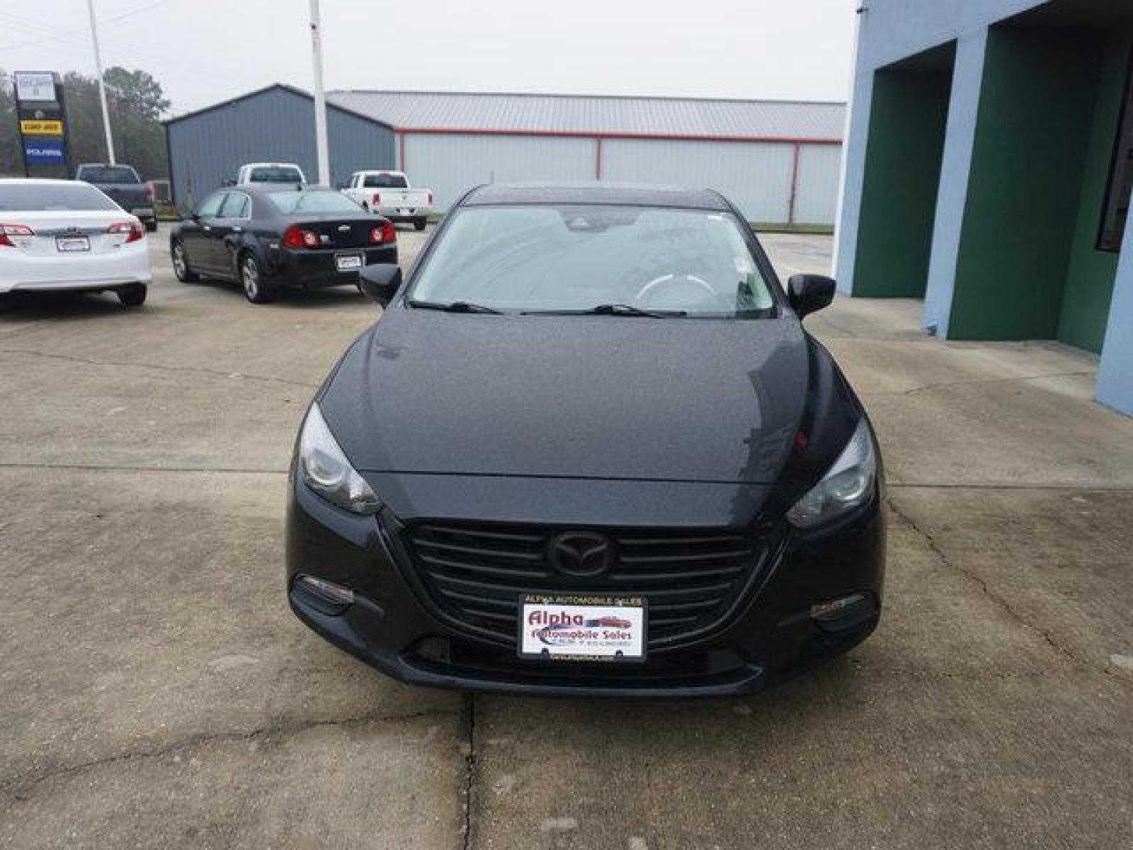 2018 Black Mazda Mazda3 (3MZBN1L30JM) with an 2.5L 4Cyl engine, Automatic transmission, located at 6904 Johnston St., Lafayette, LA, 70503, (337) 988-1960, 30.143589, -92.100601 - Prices are subject to change as improvements done by the service dept. Prices are for Cash sales only, Plus TTL. This Vehicle is Serviced well and Warranties Available too. Easy Financing. Drives Great and everything works. Price subject to change as improvements done by the service dept. Easy CR - Photo #2