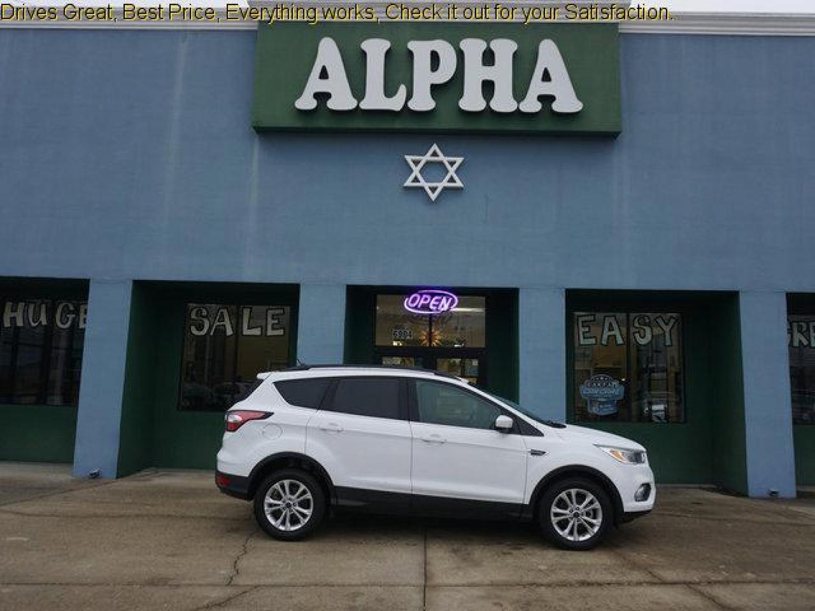 2018 White Ford Escape (1FMCU0GD4JU) with an 1.5L I4 EcoBoost engine, Automatic transmission, located at 6904 Johnston St., Lafayette, LA, 70503, (337) 988-1960, 30.143589, -92.100601 - Prices are subject to change as improvements done by the service dept. Prices are for Cash sales only, Plus TTL. This Vehicle is Serviced well and Warranties Available too. Easy Financing. Drives Great and everything works. Price subject to change as improvements done by the service dept. Easy CR - Photo #0