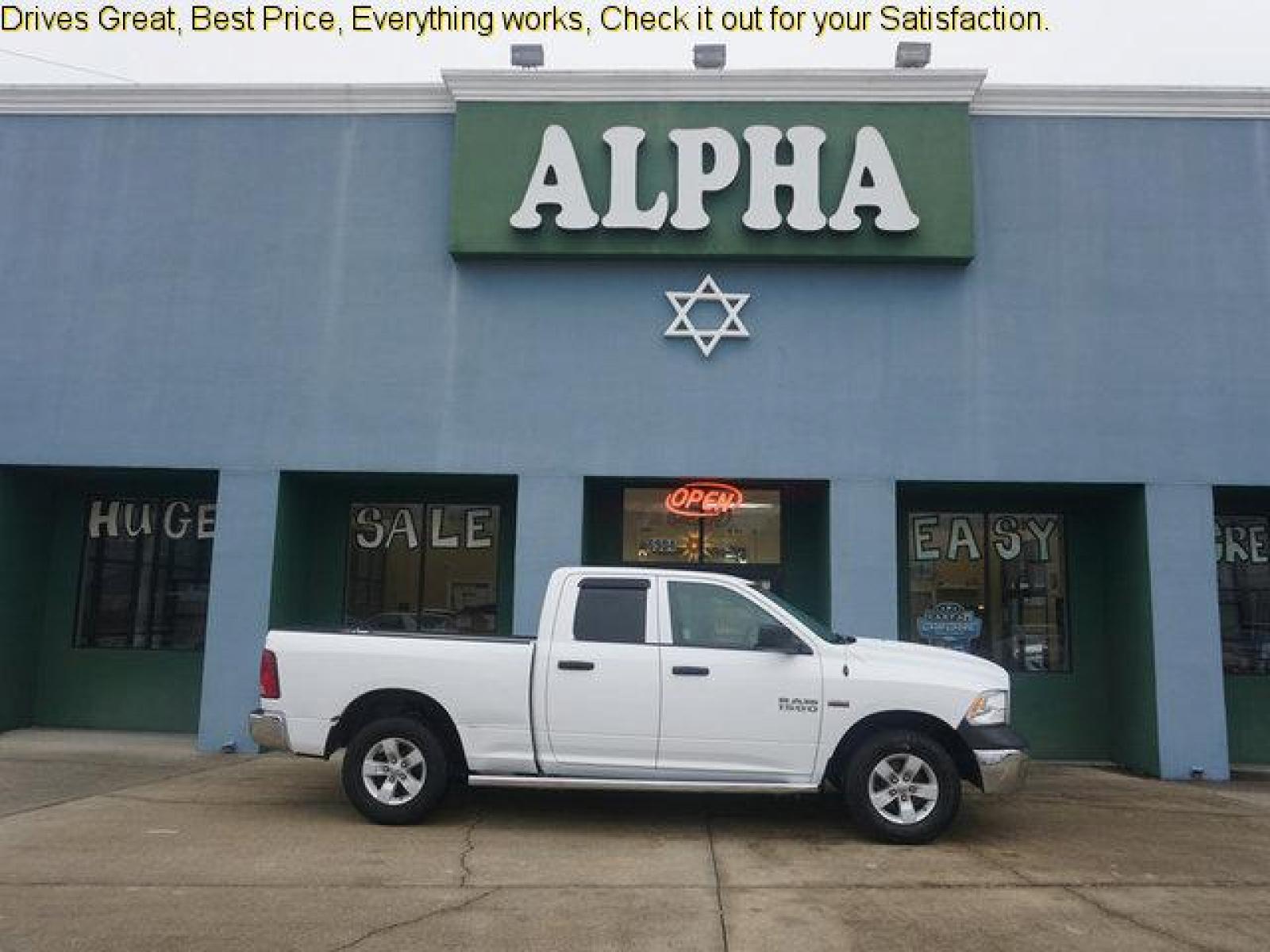 2018 White Ram 1500 (1C6RR6FT6JS) with an 5.7L 8 Cyl engine, 8 Spd Automatic transmission, located at 6904 Johnston St., Lafayette, LA, 70503, (337) 988-1960, 30.143589, -92.100601 - Prices are subject to change as improvements done by the service dept. Prices are for Cash sales only, Plus TTL. This Vehicle is Serviced well and Warranties Available too. Easy Financing. Drives Great and everything works. Price subject to change as improvements done by the service dept. Easy CR - Photo #0