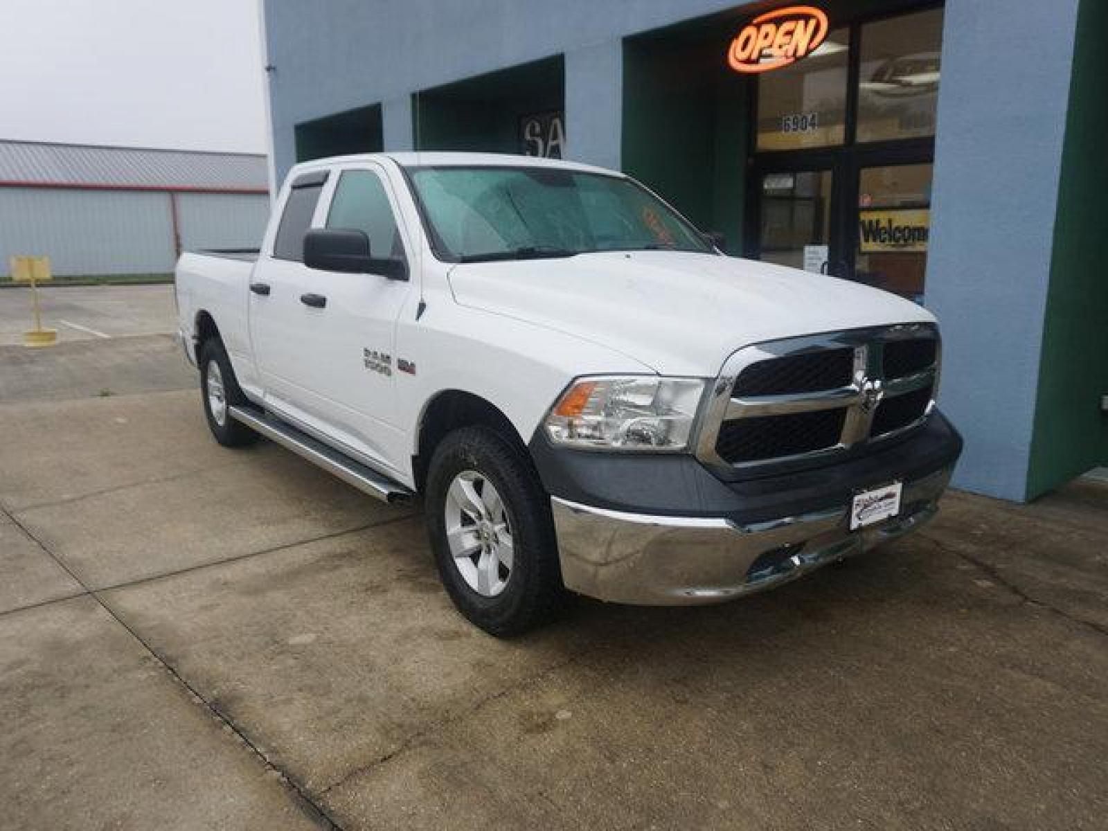 2018 White Ram 1500 (1C6RR6FT6JS) with an 5.7L 8 Cyl engine, 8 Spd Automatic transmission, located at 6904 Johnston St., Lafayette, LA, 70503, (337) 988-1960, 30.143589, -92.100601 - Prices are subject to change as improvements done by the service dept. Prices are for Cash sales only, Plus TTL. This Vehicle is Serviced well and Warranties Available too. Easy Financing. Drives Great and everything works. Price subject to change as improvements done by the service dept. Easy CR - Photo #1