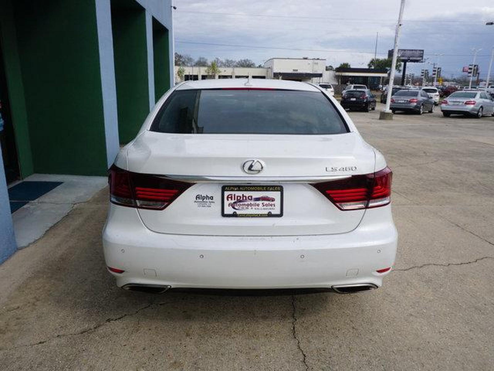 2013 White Lexus LS460 (JTHBL5EFXD5) with an 4.6L V8 engine, Automatic transmission, located at 6904 Johnston St., Lafayette, LA, 70503, (337) 988-1960, 30.143589, -92.100601 - Prices are subject to change as improvements done by the service dept. Prices are for Cash sales only, Plus TTL. This Vehicle is Serviced well and Warranties Available too. Easy Financing. Drives Great and everything works. Price subject to change as improvements done by the service dept. Easy CR - Photo #9