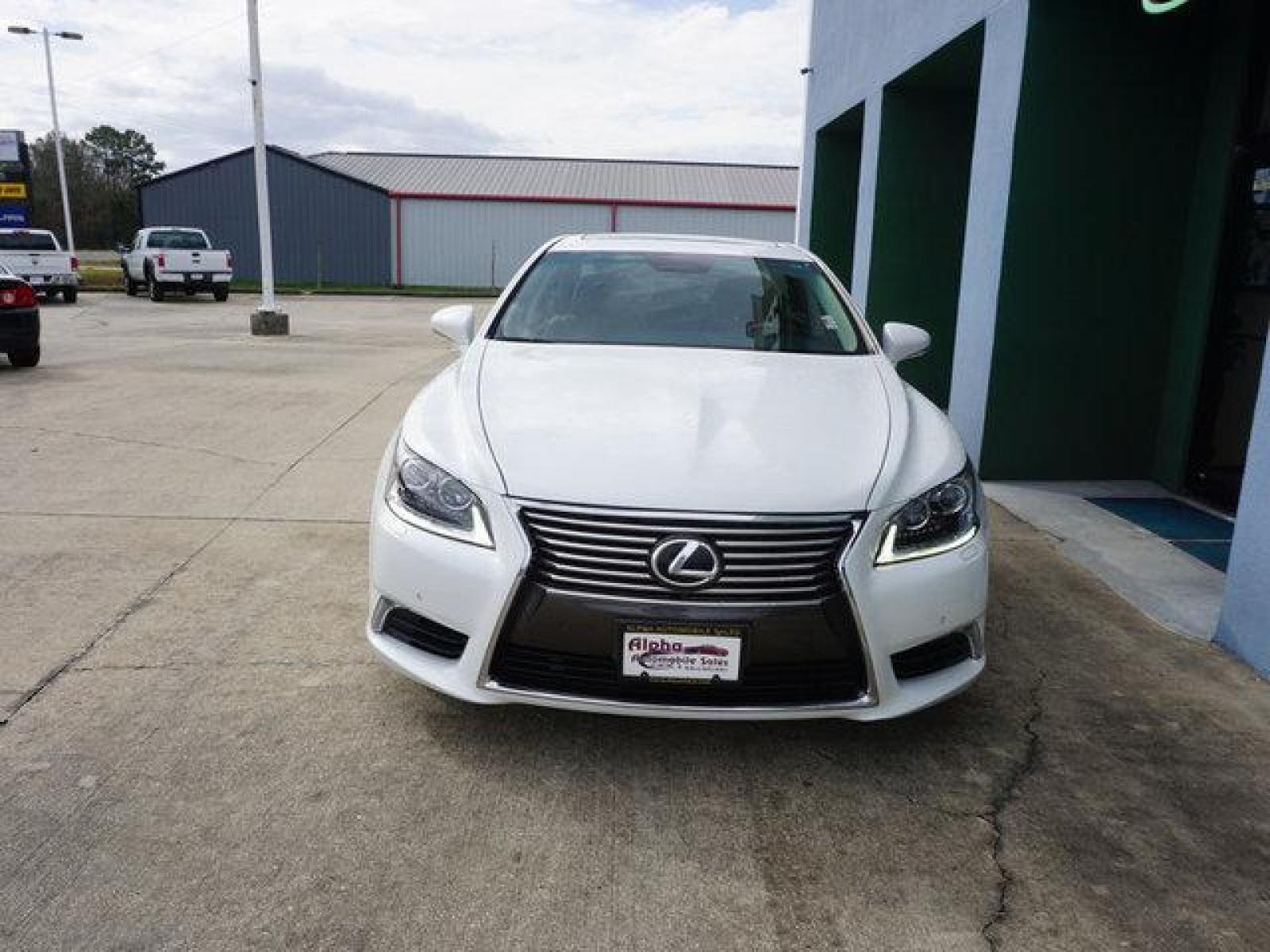 2013 White Lexus LS460 (JTHBL5EFXD5) with an 4.6L V8 engine, Automatic transmission, located at 6904 Johnston St., Lafayette, LA, 70503, (337) 988-1960, 30.143589, -92.100601 - Prices are subject to change as improvements done by the service dept. Prices are for Cash sales only, Plus TTL. This Vehicle is Serviced well and Warranties Available too. Easy Financing. Drives Great and everything works. Price subject to change as improvements done by the service dept. Easy CR - Photo #2