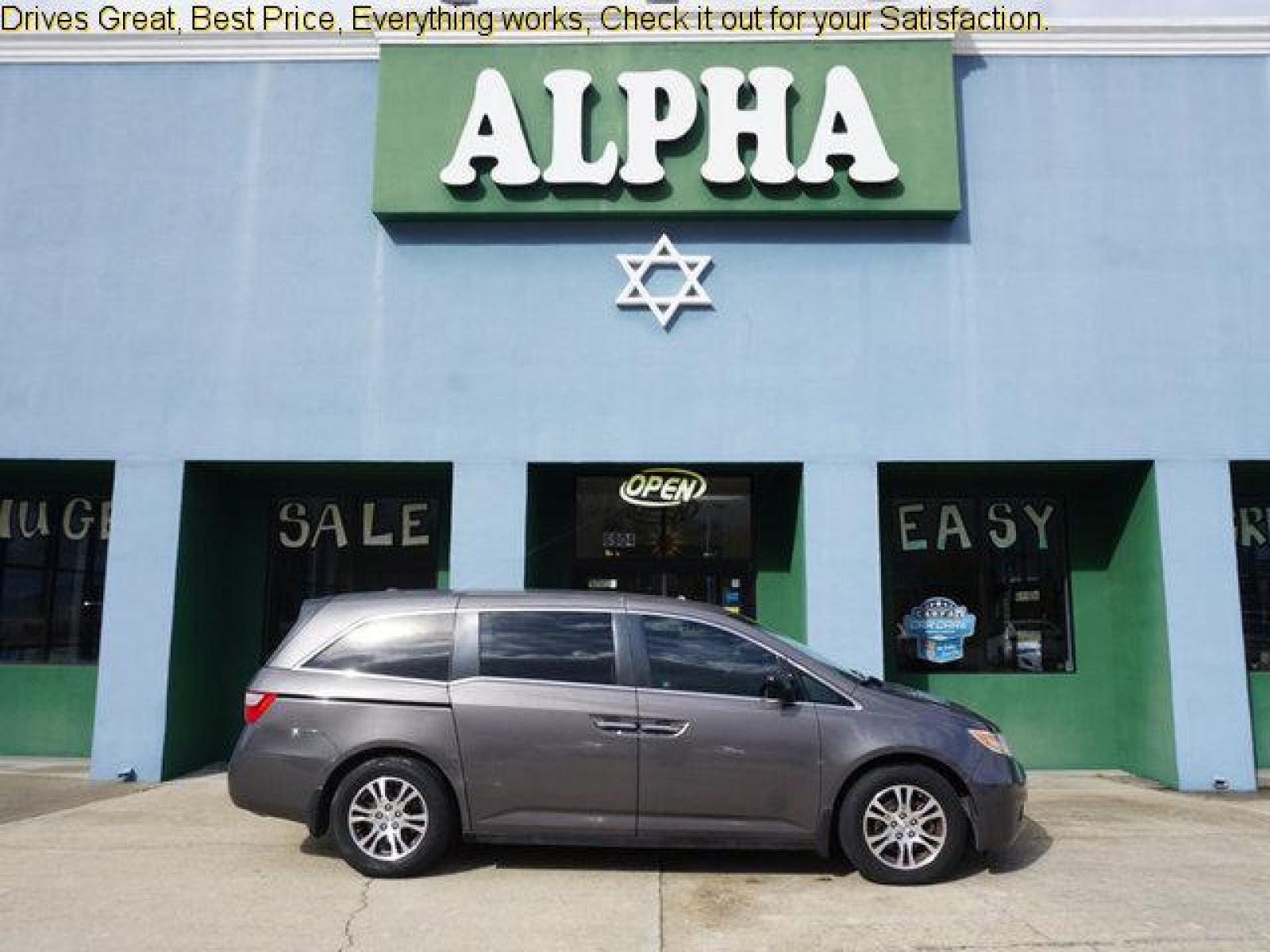 2012 Gray Honda Odyssey (5FNRL5H68CB) with an 3.5L 6 Cyl engine, Automatic transmission, located at 6904 Johnston St., Lafayette, LA, 70503, (337) 988-1960, 30.143589, -92.100601 - Prices are subject to change as improvements done by the service dept. Prices are for Cash sales only, Plus TTL. This Vehicle is Serviced well and Warranties Available too. Easy Financing. Drives Great and everything works. Price subject to change as improvements done by the service dept. Easy CR - Photo #0