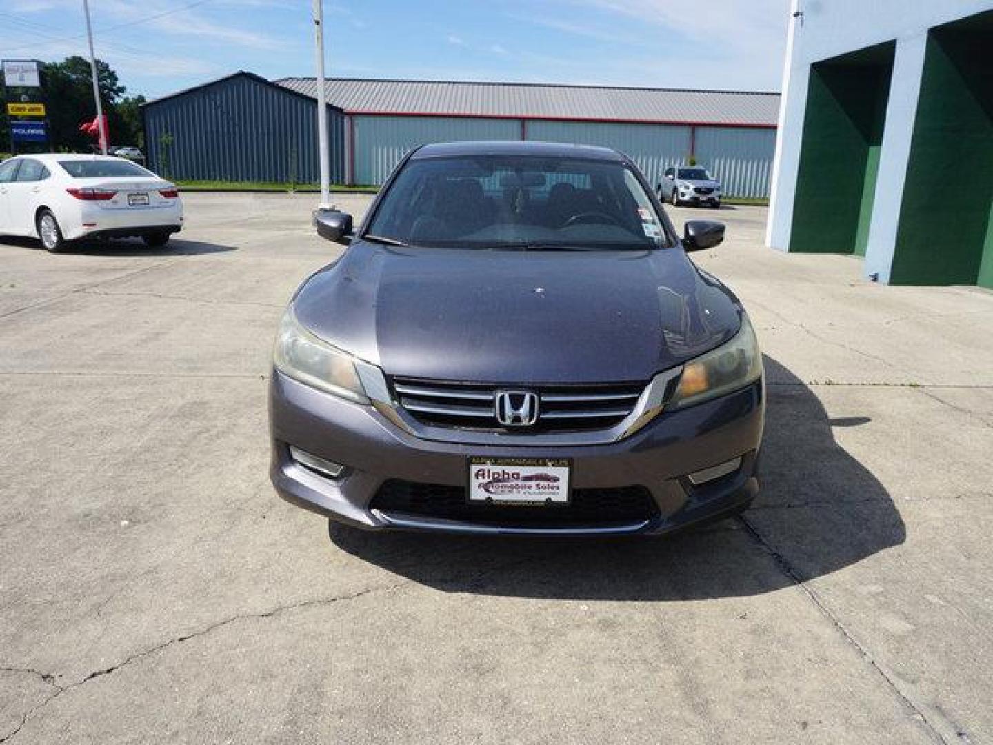 2013 Grey /Black Honda Accord 4dr I4 CVT Sport (1HGCR2F57DA) with an 2.4L 4Cyl engine, CVT transmission, located at 6904 Johnston St., Lafayette, LA, 70503, (337) 988-1960, 30.143589, -92.100601 - Photo#2