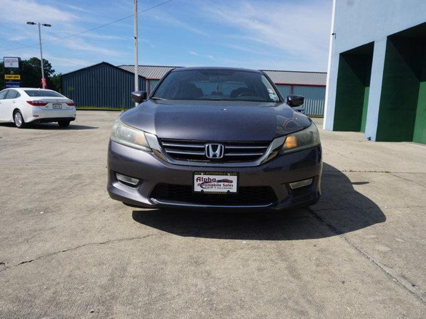 2013 Grey /Black Honda Accord 4dr I4 CVT Sport (1HGCR2F57DA) with an 2.4L 4Cyl engine, CVT transmission, located at 6904 Johnston St., Lafayette, LA, 70503, (337) 988-1960, 30.143589, -92.100601 - Photo#3
