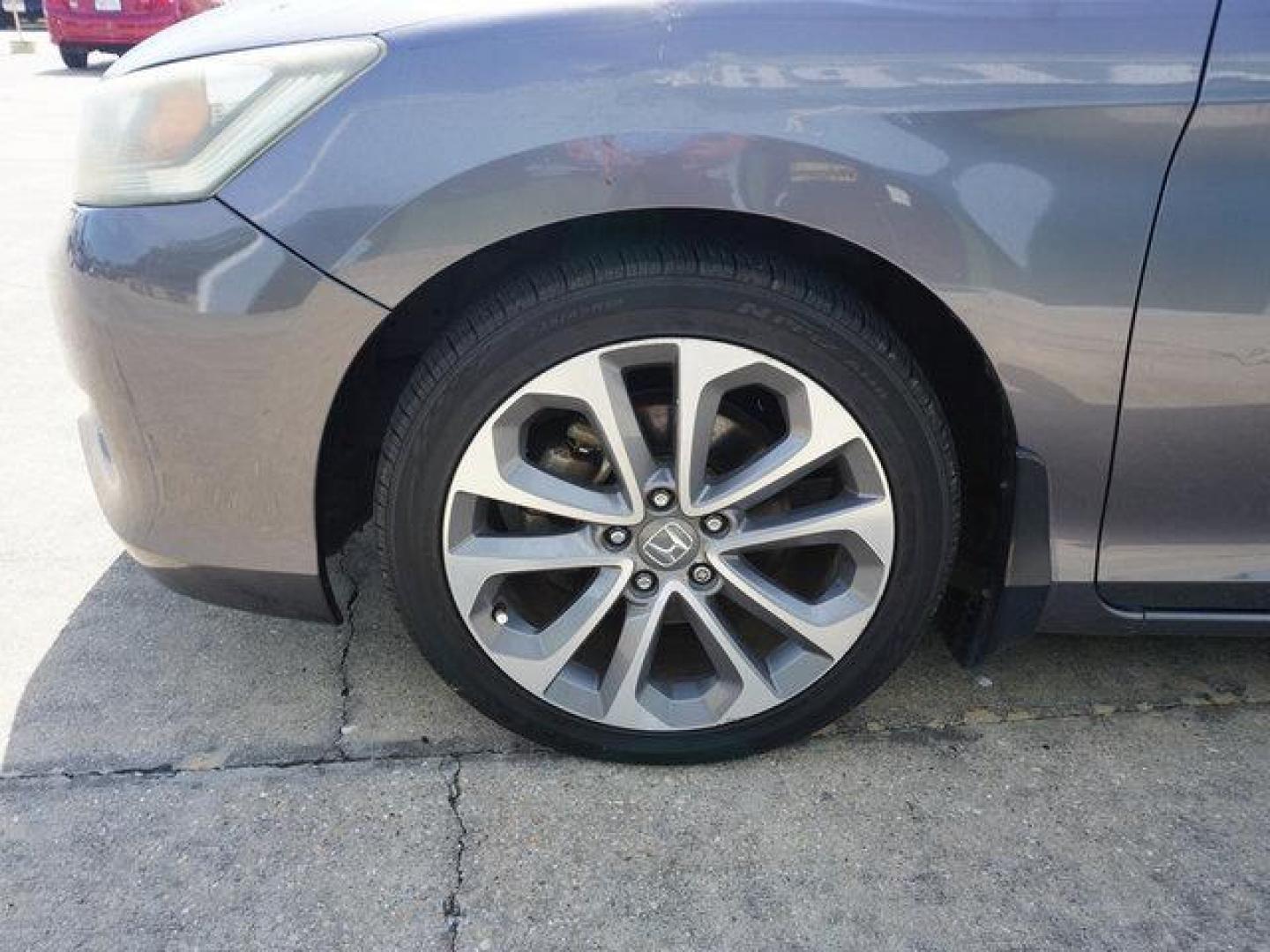 2013 Grey /Black Honda Accord 4dr I4 CVT Sport (1HGCR2F57DA) with an 2.4L 4Cyl engine, CVT transmission, located at 6904 Johnston St., Lafayette, LA, 70503, (337) 988-1960, 30.143589, -92.100601 - Photo#6