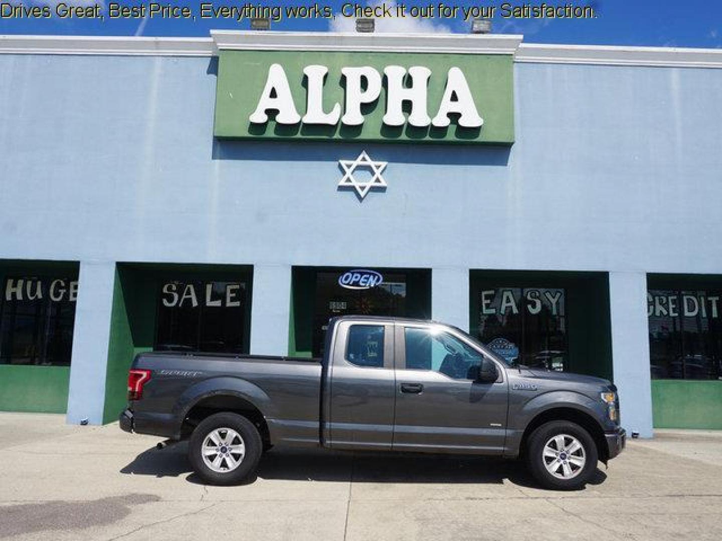 2015 Gray /Dark Earth Gray Ford F-150 2WD SuperCab 145 XL (1FTEX1CP0FK) with an 2.7L 6 Cyl engine, Automatic transmission, located at 6904 Johnston St., Lafayette, LA, 70503, (337) 988-1960, 30.143589, -92.100601 - Photo#0