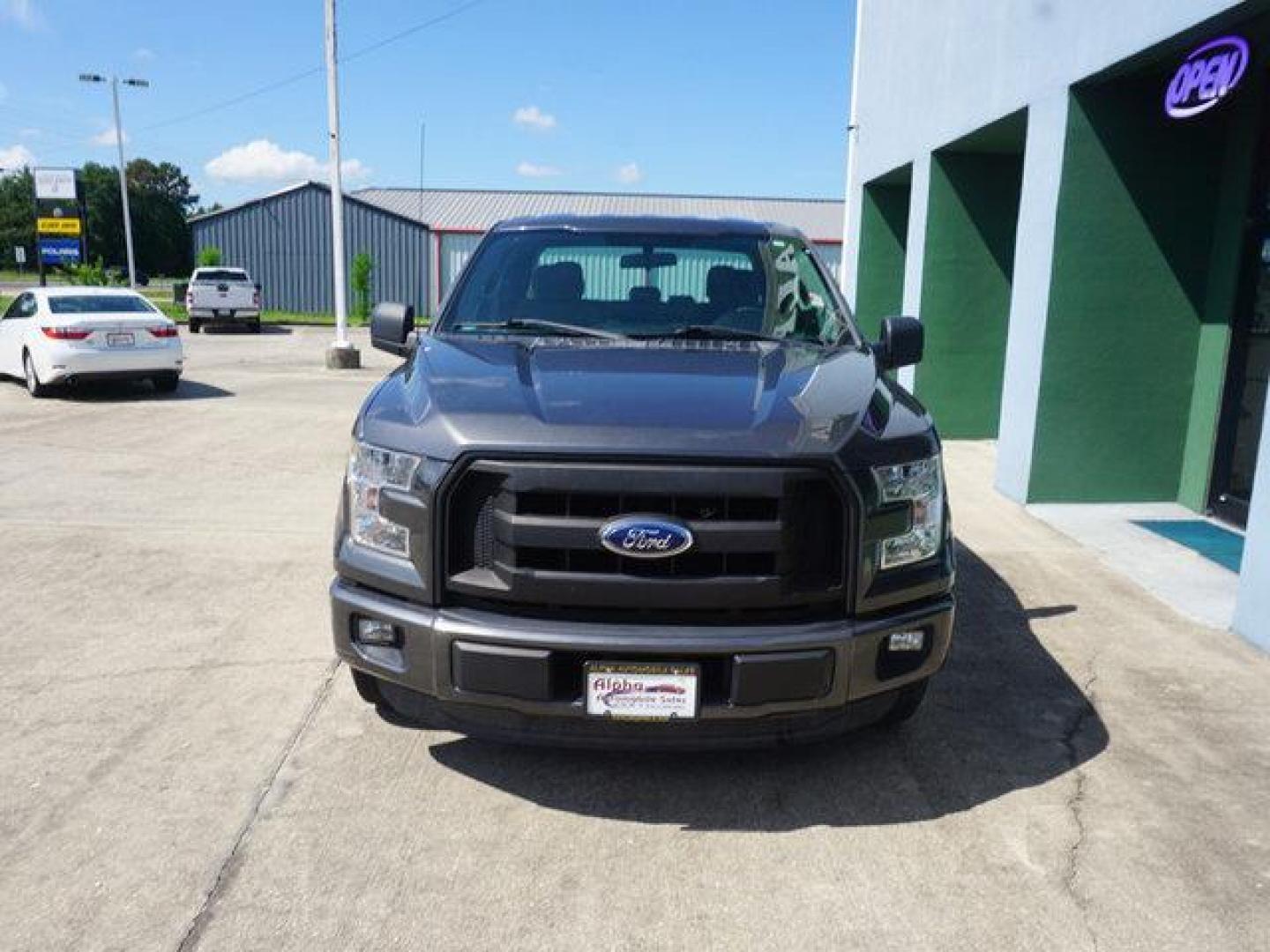 2015 Gray /Dark Earth Gray Ford F-150 2WD SuperCab 145 XL (1FTEX1CP0FK) with an 2.7L 6 Cyl engine, Automatic transmission, located at 6904 Johnston St., Lafayette, LA, 70503, (337) 988-1960, 30.143589, -92.100601 - Photo#2