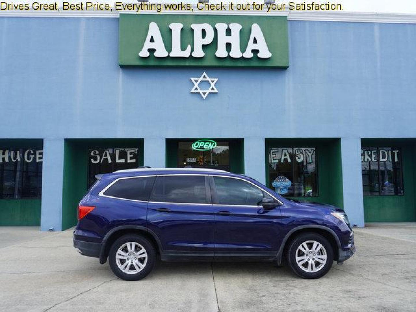2016 Obsidian Blue Pearl /Beige Honda Pilot 2WD 4dr LX (5FNYF5H14GB) with an 3.5L V6 engine, Automatic transmission, located at 6904 Johnston St., Lafayette, LA, 70503, (337) 988-1960, 30.143589, -92.100601 - Photo#32