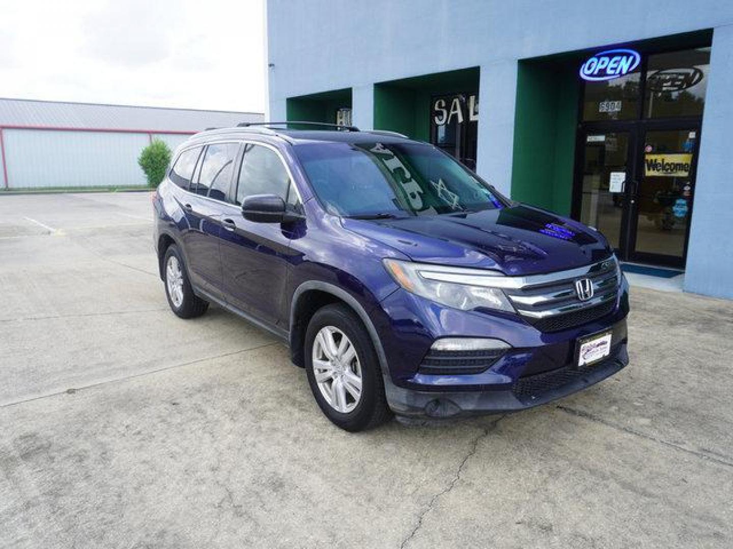 2016 Obsidian Blue Pearl /Beige Honda Pilot 2WD 4dr LX (5FNYF5H14GB) with an 3.5L V6 engine, Automatic transmission, located at 6904 Johnston St., Lafayette, LA, 70503, (337) 988-1960, 30.143589, -92.100601 - Photo#33