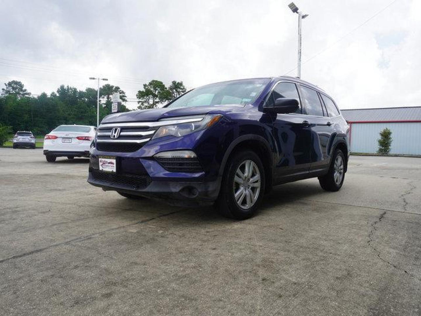 2016 Obsidian Blue Pearl /Beige Honda Pilot 2WD 4dr LX (5FNYF5H14GB) with an 3.5L V6 engine, Automatic transmission, located at 6904 Johnston St., Lafayette, LA, 70503, (337) 988-1960, 30.143589, -92.100601 - Photo#37