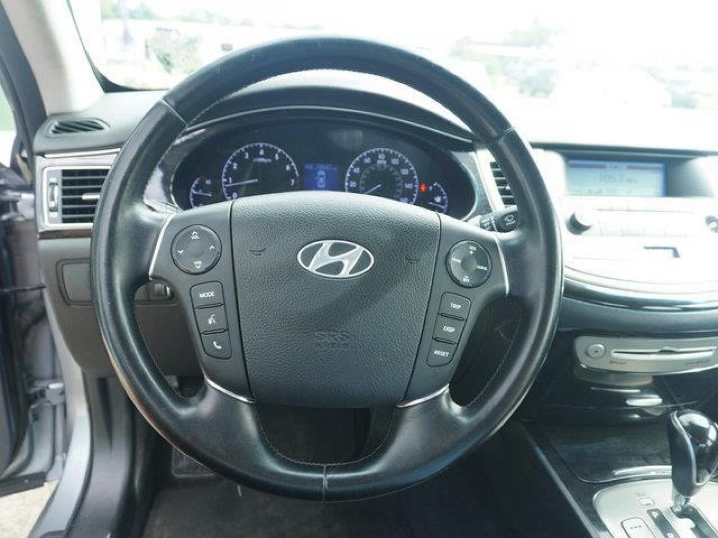 2014 Grey /Cashmere Hyundai Genesis 4dr Sdn V6 3.8L (KMHGC4DD6EU) with an 3.8L V6 engine, Automatic transmission, located at 6904 Johnston St., Lafayette, LA, 70503, (337) 988-1960, 30.143589, -92.100601 - Photo#26