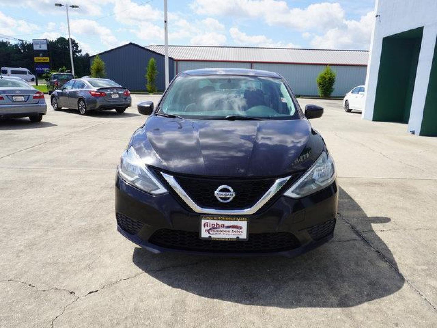 2016 Super Black /Charcoal Nissan Sentra 4dr Sdn I4 CVT S (3N1AB7AP6GY) with an 1.8L 4Cyl engine, CVT transmission, located at 6904 Johnston St., Lafayette, LA, 70503, (337) 988-1960, 30.143589, -92.100601 - Photo#3