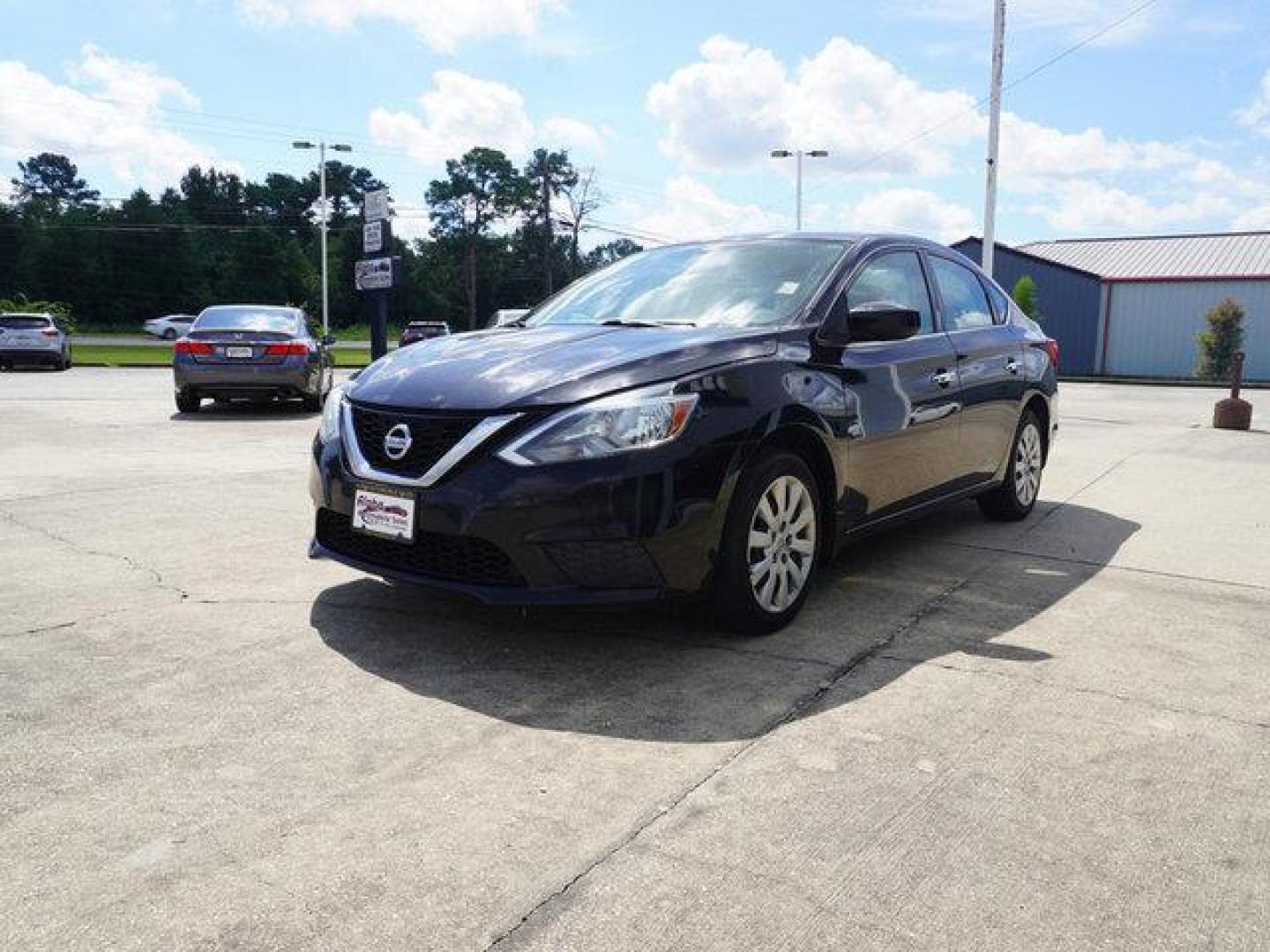 2016 Super Black /Charcoal Nissan Sentra 4dr Sdn I4 CVT S (3N1AB7AP6GY) with an 1.8L 4Cyl engine, CVT transmission, located at 6904 Johnston St., Lafayette, LA, 70503, (337) 988-1960, 30.143589, -92.100601 - Photo#6