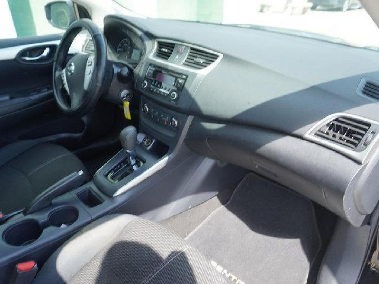 2016 Super Black /Charcoal Nissan Sentra 4dr Sdn I4 CVT S (3N1AB7AP6GY) with an 1.8L 4Cyl engine, CVT transmission, located at 6904 Johnston St., Lafayette, LA, 70503, (337) 988-1960, 30.143589, -92.100601 - Photo#17