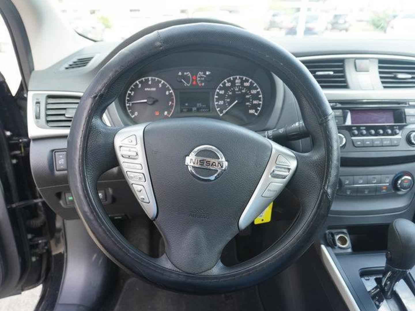 2016 Super Black /Charcoal Nissan Sentra 4dr Sdn I4 CVT S (3N1AB7AP6GY) with an 1.8L 4Cyl engine, CVT transmission, located at 6904 Johnston St., Lafayette, LA, 70503, (337) 988-1960, 30.143589, -92.100601 - Photo#27