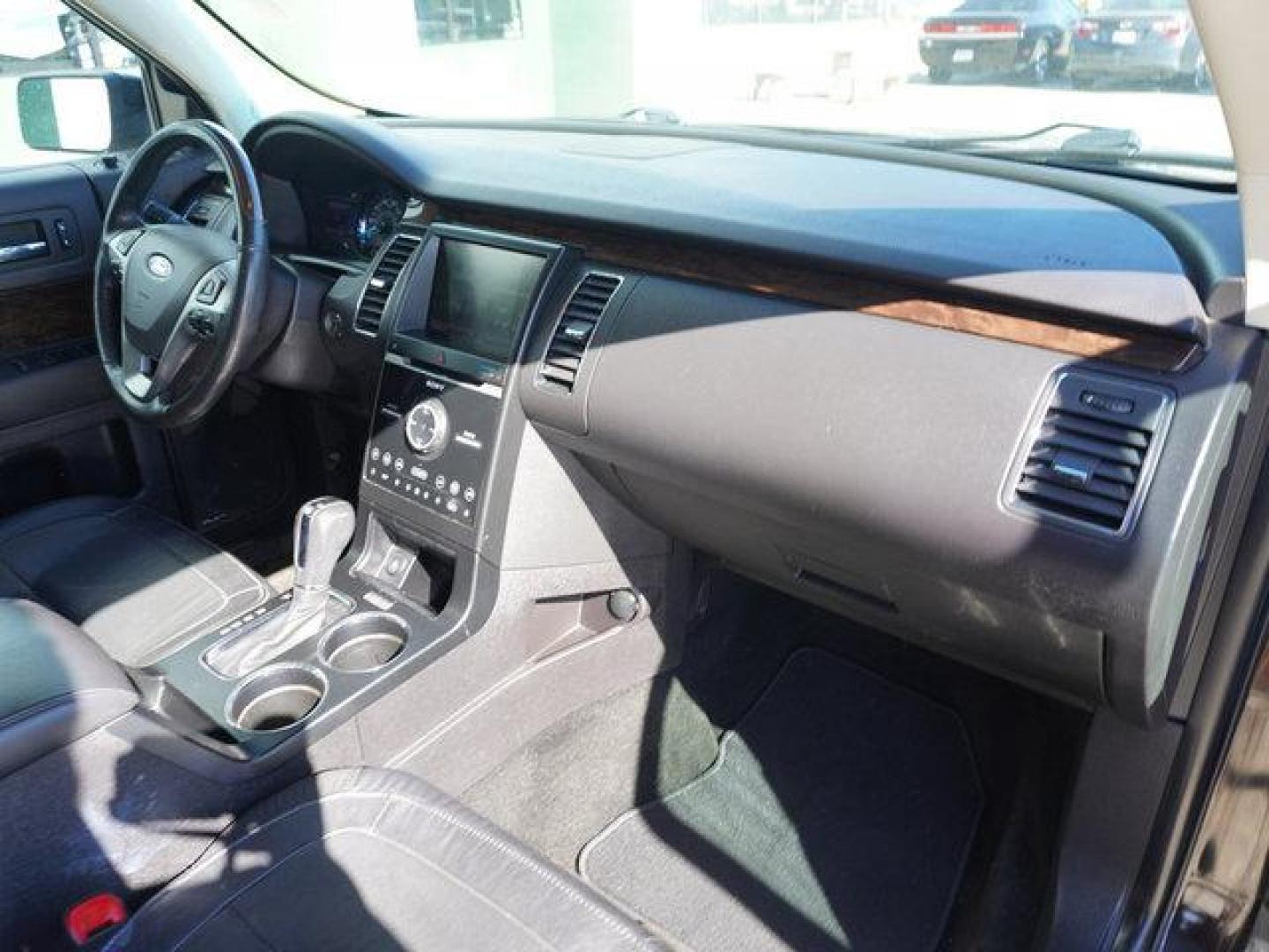 2013 Tuxedo Black Metallic /Charcoal Black Ford Flex 4dr Limited FWD (2FMGK5D88DB) with an 3.5L V6 engine, Automatic transmission, located at 6904 Johnston St., Lafayette, LA, 70503, (337) 988-1960, 30.143589, -92.100601 - Photo#50
