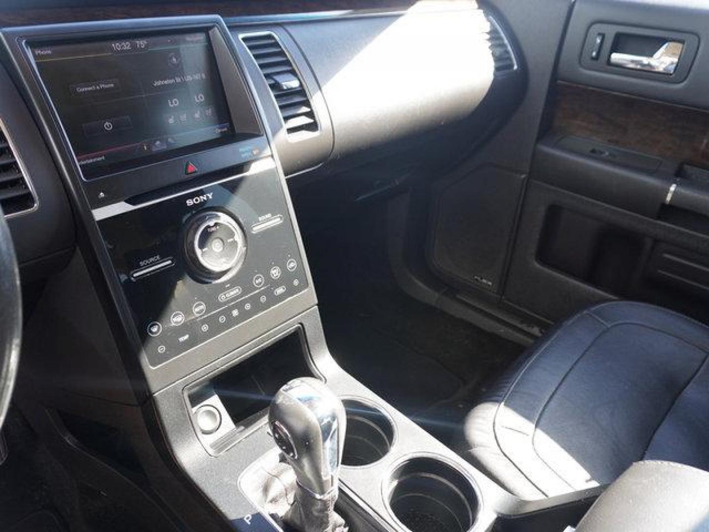 2013 Tuxedo Black Metallic /Charcoal Black Ford Flex 4dr Limited FWD (2FMGK5D88DB) with an 3.5L V6 engine, Automatic transmission, located at 6904 Johnston St., Lafayette, LA, 70503, (337) 988-1960, 30.143589, -92.100601 - Photo#63