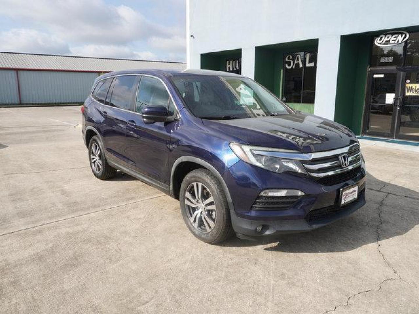 2017 Obsidian Blue Pearl /Beige Honda Pilot EX 2WD (5FNYF5H36HB) with an 3.5L V6 engine, Automatic transmission, located at 6904 Johnston St., Lafayette, LA, 70503, (337) 988-1960, 30.143589, -92.100601 - Photo#35