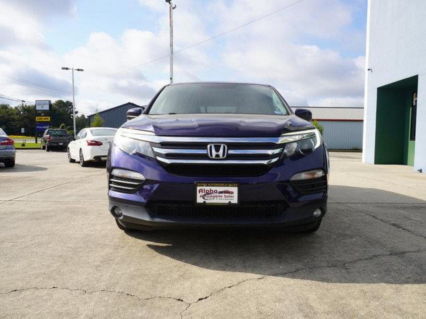 2017 Obsidian Blue Pearl /Beige Honda Pilot EX 2WD (5FNYF5H36HB) with an 3.5L V6 engine, Automatic transmission, located at 6904 Johnston St., Lafayette, LA, 70503, (337) 988-1960, 30.143589, -92.100601 - Photo#3