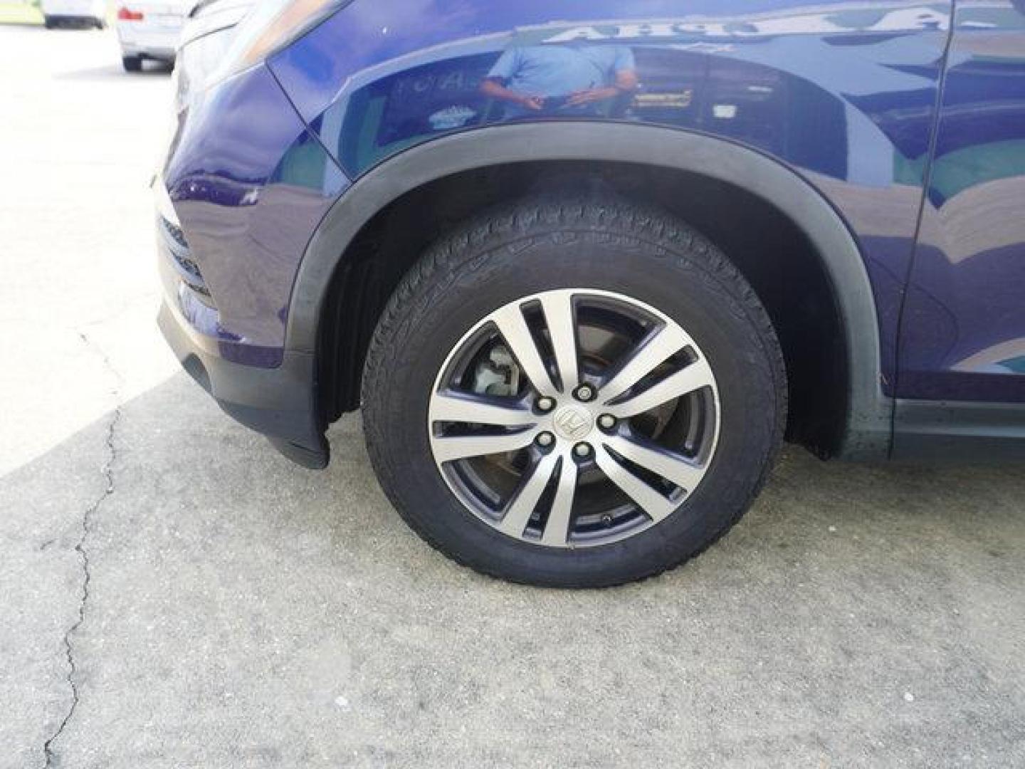 2017 Obsidian Blue Pearl /Beige Honda Pilot EX 2WD (5FNYF5H36HB) with an 3.5L V6 engine, Automatic transmission, located at 6904 Johnston St., Lafayette, LA, 70503, (337) 988-1960, 30.143589, -92.100601 - Photo#6
