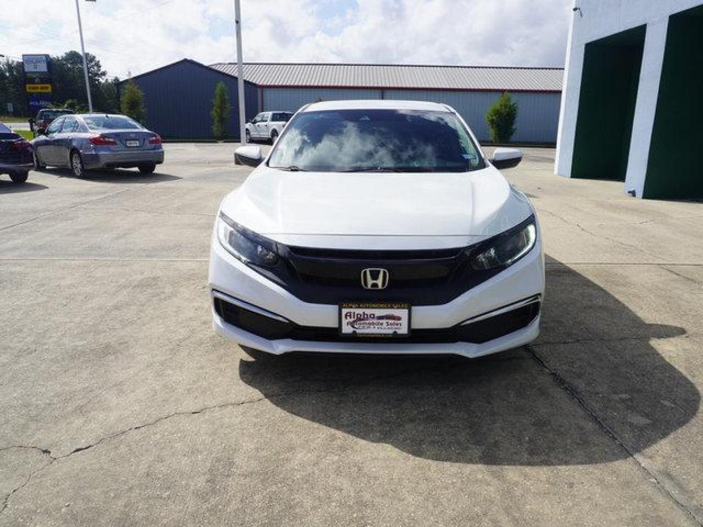 2020 White /Black Honda Civic LX CVT (19XFC2F67LE) with an 2.0L 4Cyl engine, CVT transmission, located at 6904 Johnston St., Lafayette, LA, 70503, (337) 988-1960, 30.143589, -92.100601 - Photo#37