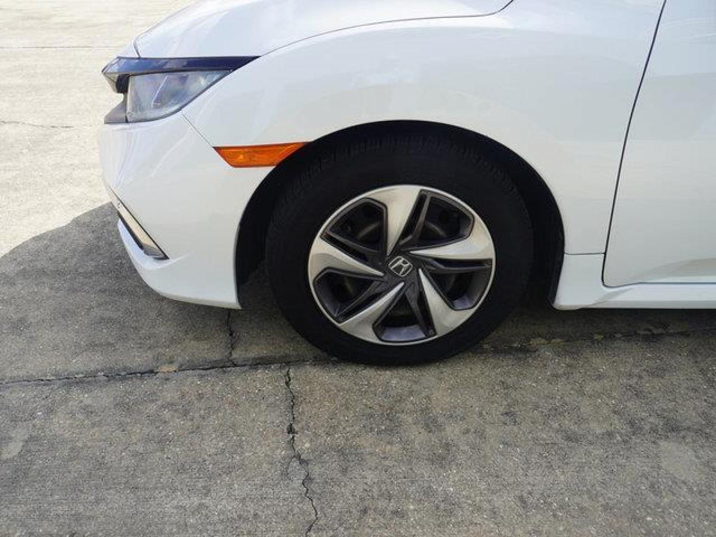 2020 White /Black Honda Civic LX CVT (19XFC2F67LE) with an 2.0L 4Cyl engine, CVT transmission, located at 6904 Johnston St., Lafayette, LA, 70503, (337) 988-1960, 30.143589, -92.100601 - Photo#7