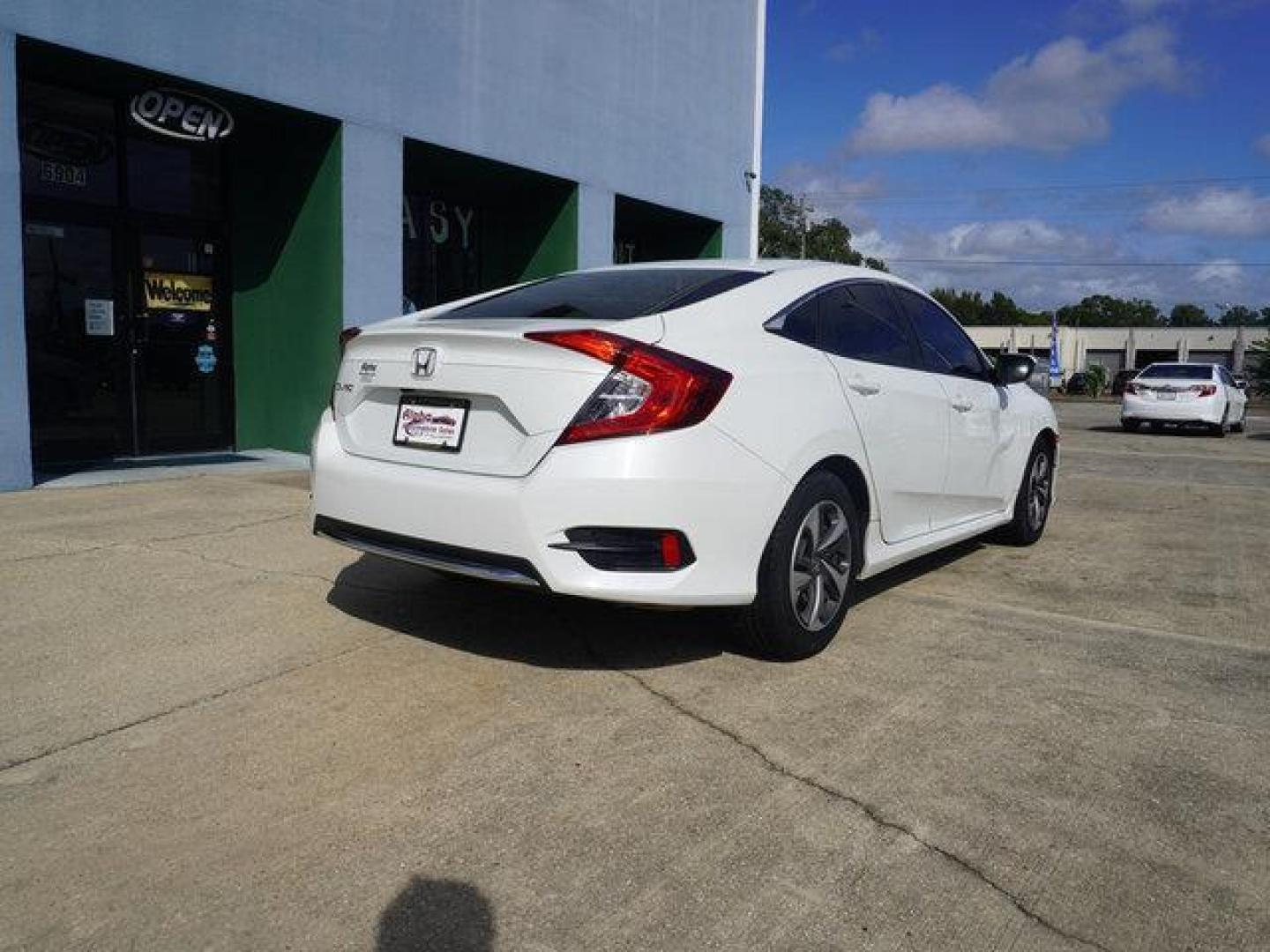 2020 White /Black Honda Civic LX CVT (19XFC2F67LE) with an 2.0L 4Cyl engine, CVT transmission, located at 6904 Johnston St., Lafayette, LA, 70503, (337) 988-1960, 30.143589, -92.100601 - Photo#13