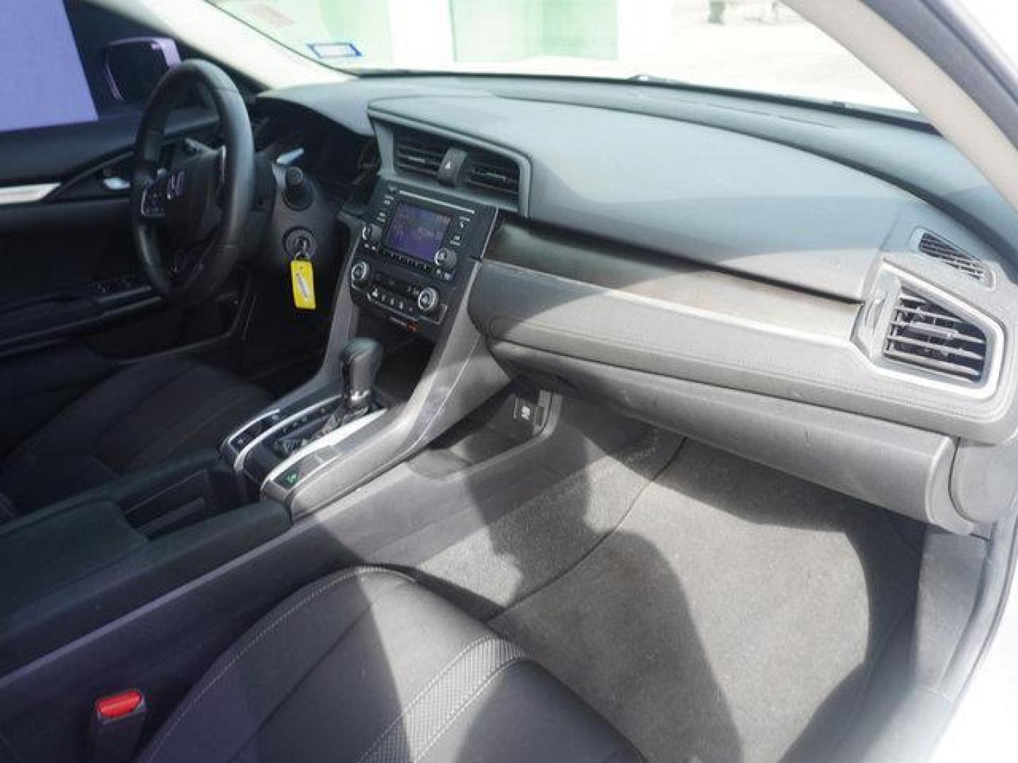 2020 White /Black Honda Civic LX CVT (19XFC2F67LE) with an 2.0L 4Cyl engine, CVT transmission, located at 6904 Johnston St., Lafayette, LA, 70503, (337) 988-1960, 30.143589, -92.100601 - Photo#17