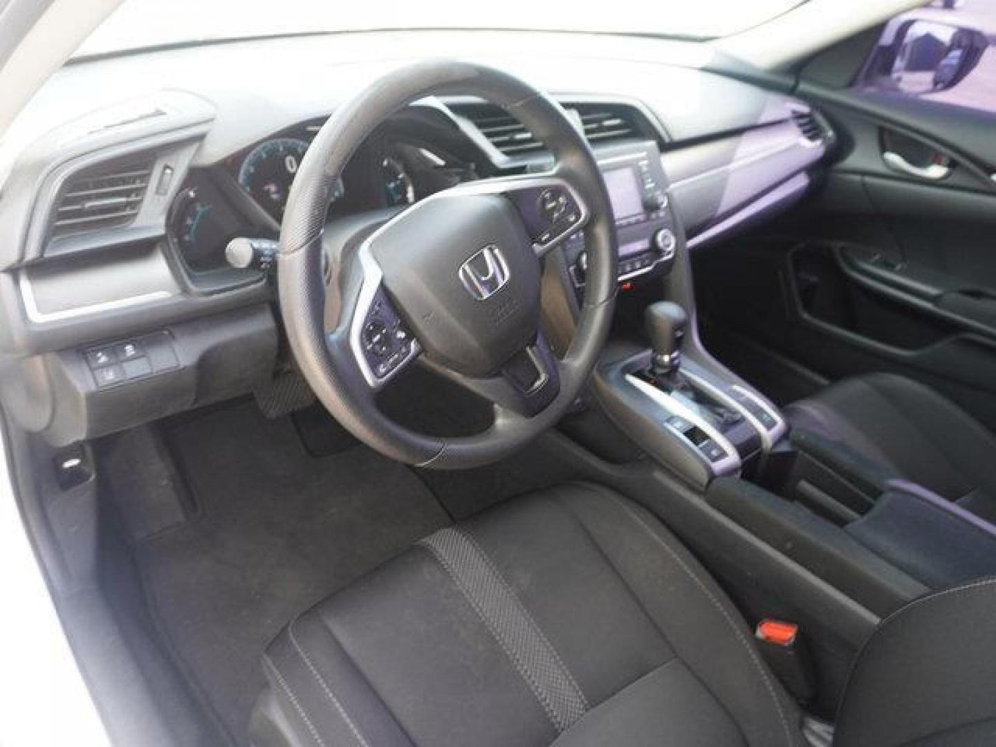 2020 White /Black Honda Civic LX CVT (19XFC2F67LE) with an 2.0L 4Cyl engine, CVT transmission, located at 6904 Johnston St., Lafayette, LA, 70503, (337) 988-1960, 30.143589, -92.100601 - Photo#23