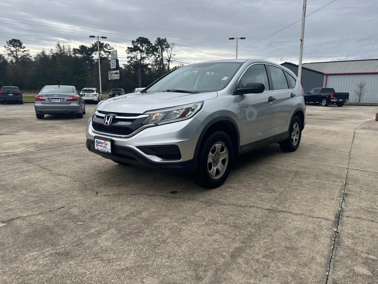 2016 Alabaster Silver Metallic /Gray Honda CR-V AWD 5dr LX (5J6RM4H35GL) , Automatic transmission, located at 6904 Johnston St., Lafayette, LA, 70503, (337) 988-1960, 30.143589, -92.100601 - Photo#5