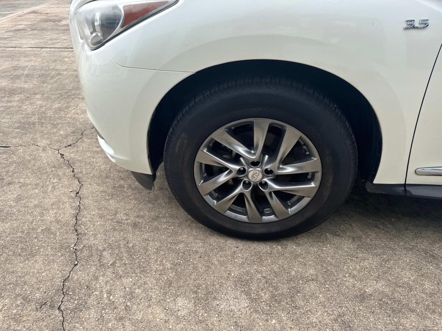 2015 Majestic White /Tan INFINITI QX60 FWD 4dr (5N1AL0MN6FC) , Automatic transmission, located at 6904 Johnston St., Lafayette, LA, 70503, (337) 988-1960, 30.143589, -92.100601 - Photo#6
